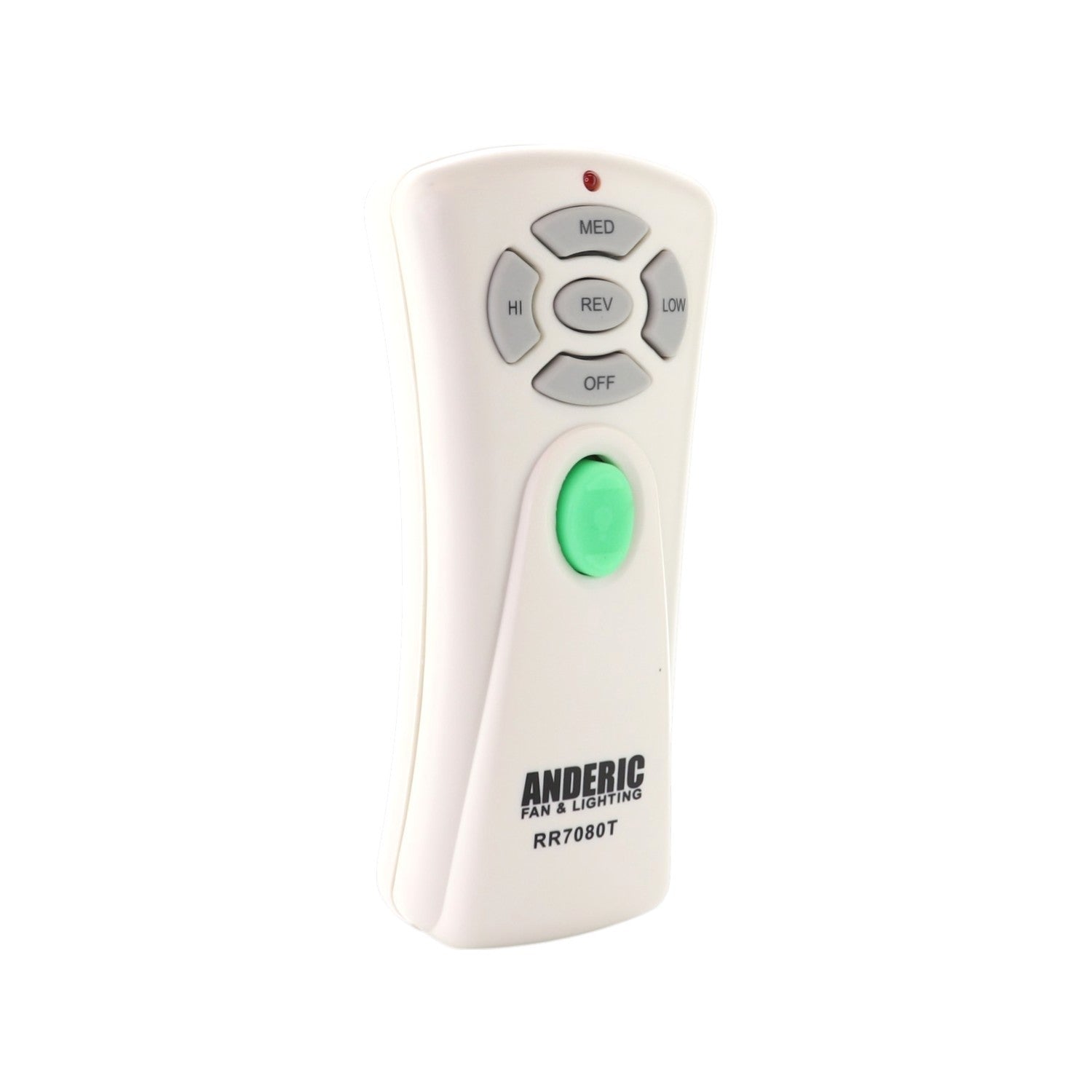 Anderic Substitute for Hampton Bay UC7052T with Up and Down Light Keys Ceiling Fan Remote Control [RR7080T]