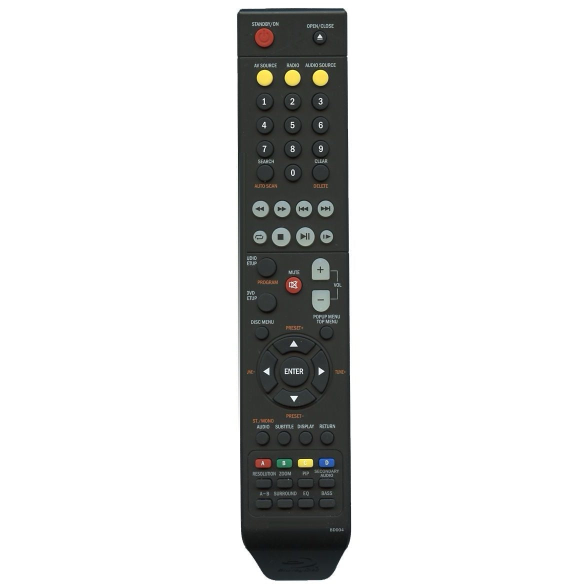 Control remoto para cine en casa Insignia BD004