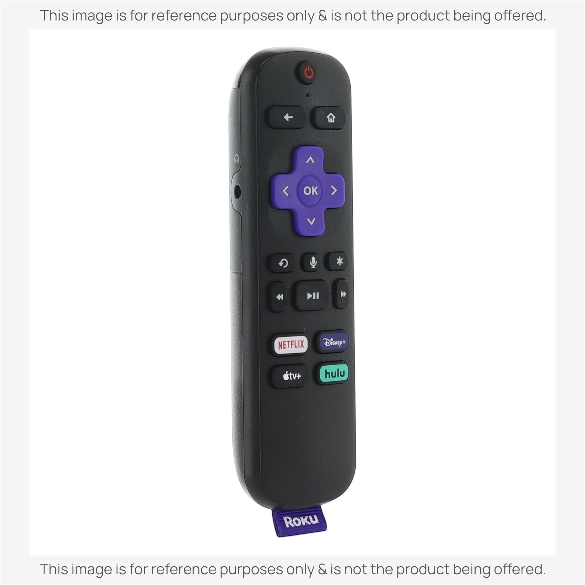 Anderic Substitute for Roku RC-EL2 Streaming Stick Remote Control with Voice 3226001085 [RCGZ1, NO HEADPHONE JACK]