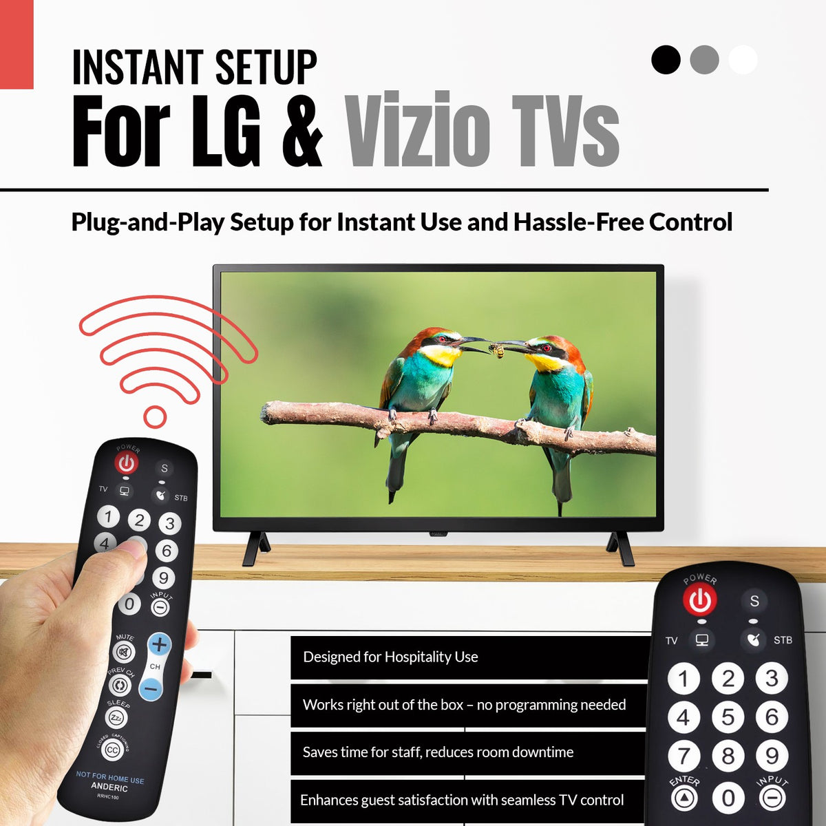 Télécommande universelle 1 appareil RCA RCRHM02BR [RRHC100] – Produit de remplacement