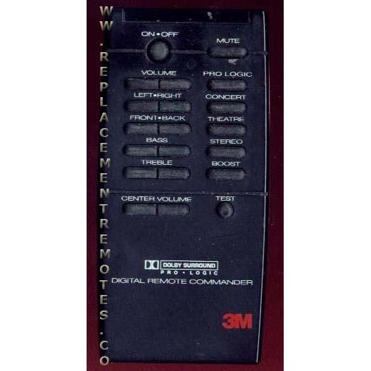 3M 3MD6 Audio Remote Control