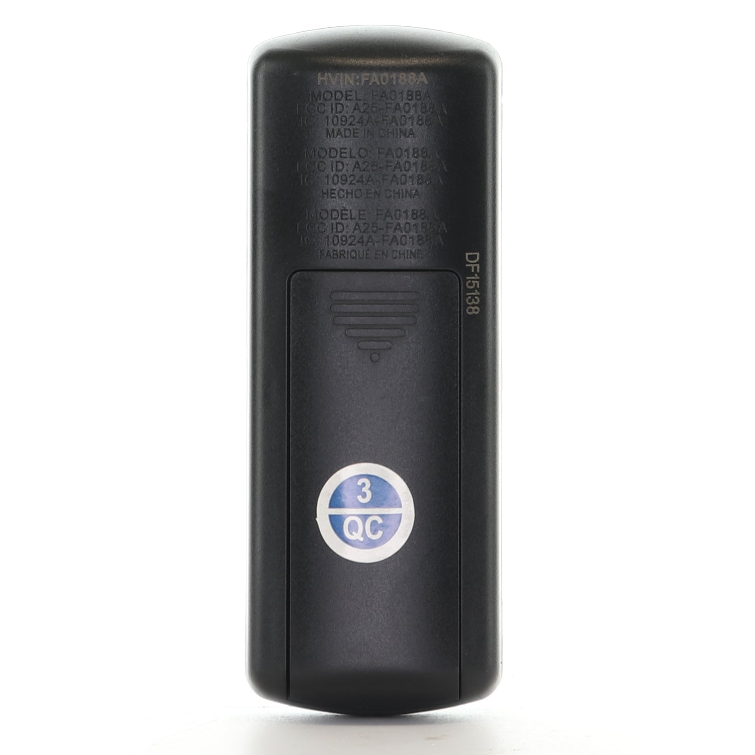 Anderic RRFA0308 Ceiling fan Remote Control for Harbor Breeze Boltz III, Mac III, Reverdy, and Crestwell Fans - A25-FA0188A