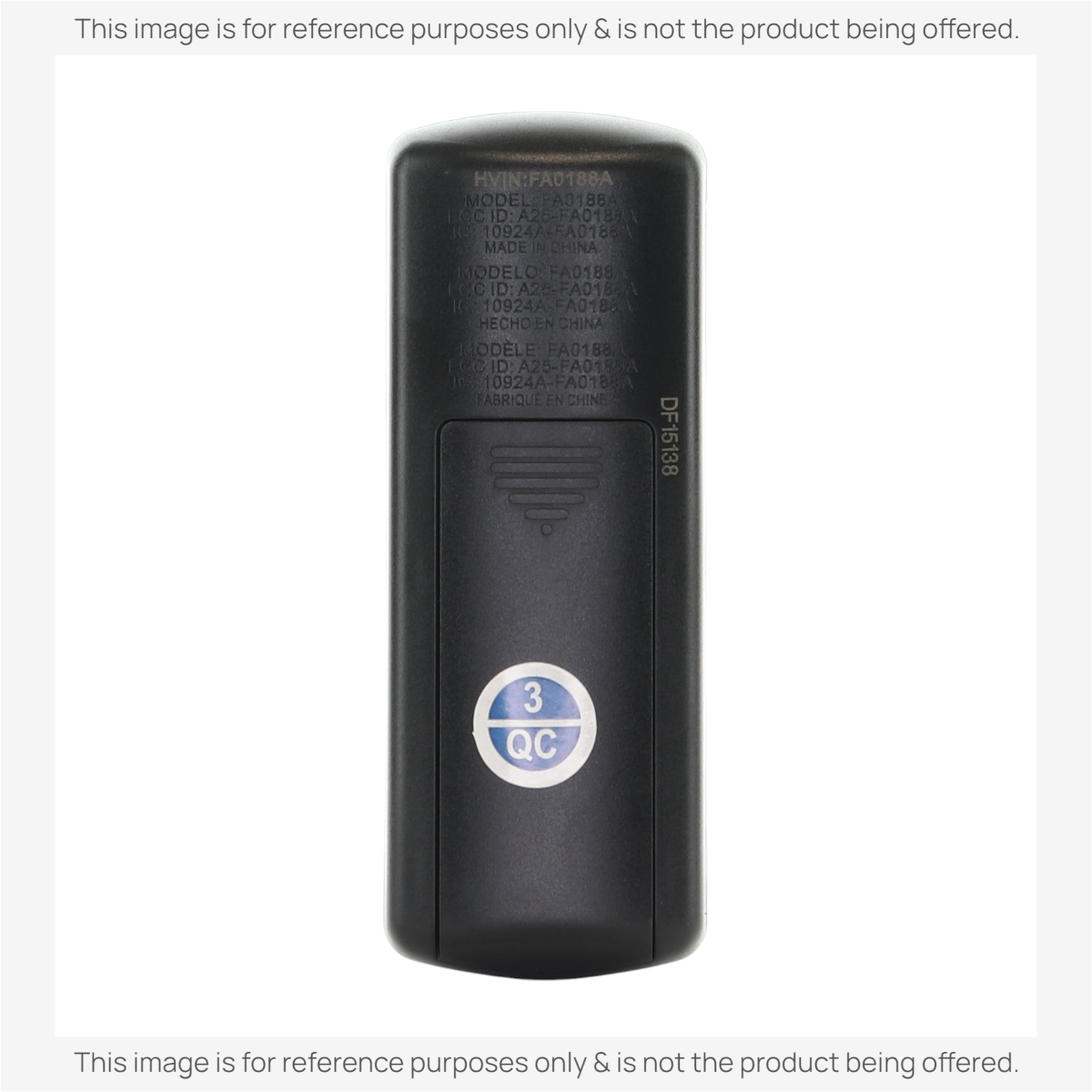 Anderic Substitute For Harbor Breeze Remote Control for Boltz III, Mac III, Reverdy, and Crestwell Ceiling Fans - 4L000016450 [RRFA0308]