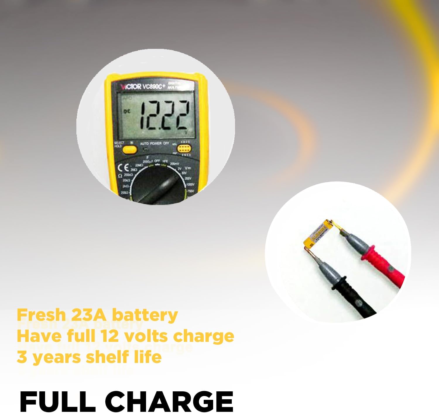 LiCB A23 23A 12V Alkaline Battery used for Ceiling Fan Remote Controls (5-Pack)