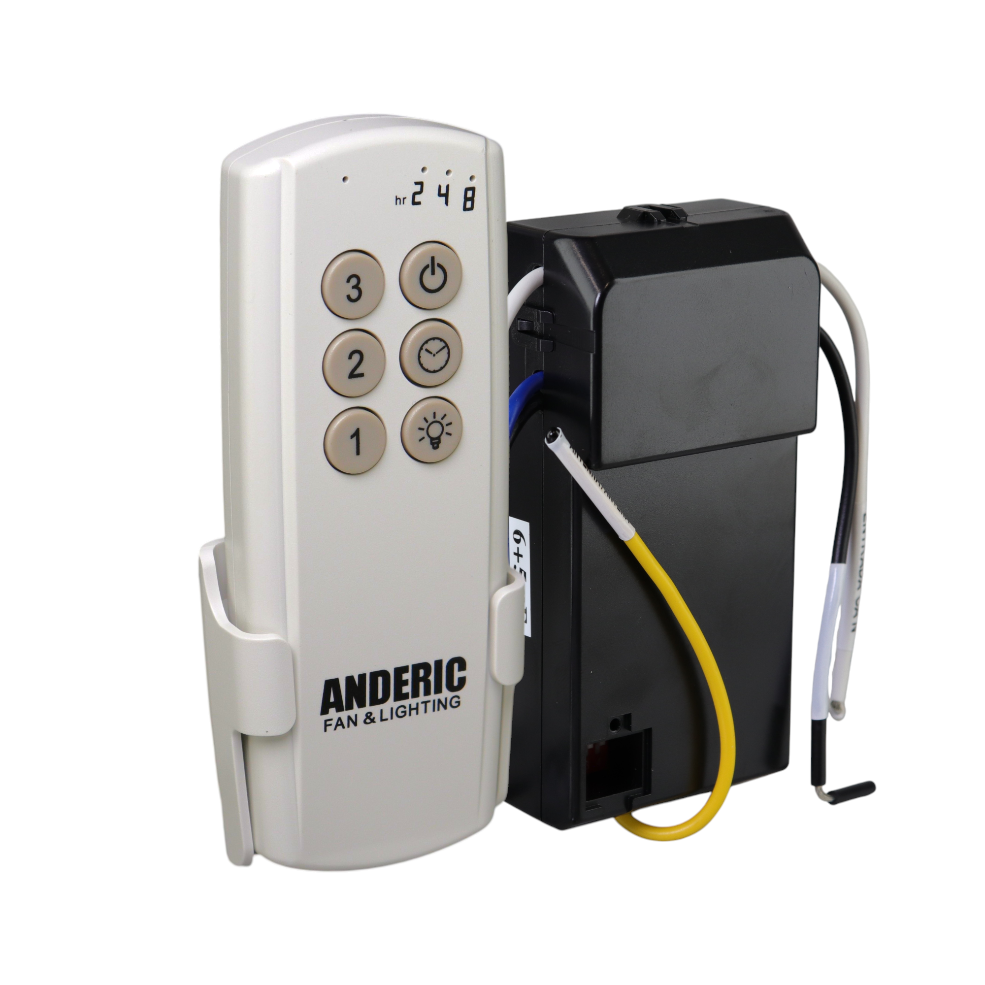 Anderic 63T-AC83T-KIT Universal Add-on Remote Control Kit for LED 3-Speed Ceiling Fans
