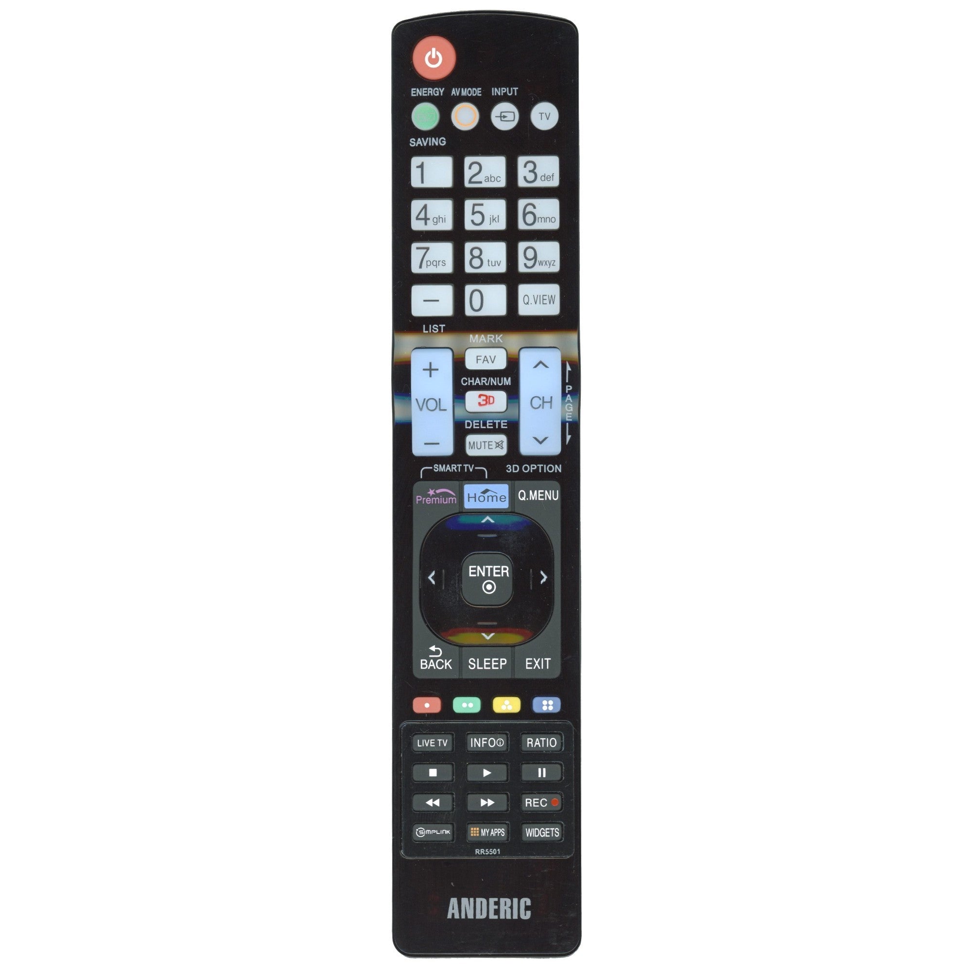 Télécommande Insignia NS-RMTLG17 pour téléviseur LG
