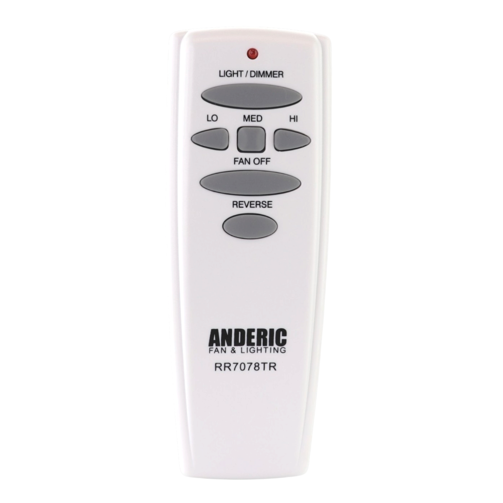 Anderic 3-speed Universal Ceiling Fan Remote Control Kit with Wall Switch Remote, Handheld Remote, and Receiver | UC9051T-Wired, FAN28R, RR7078TR