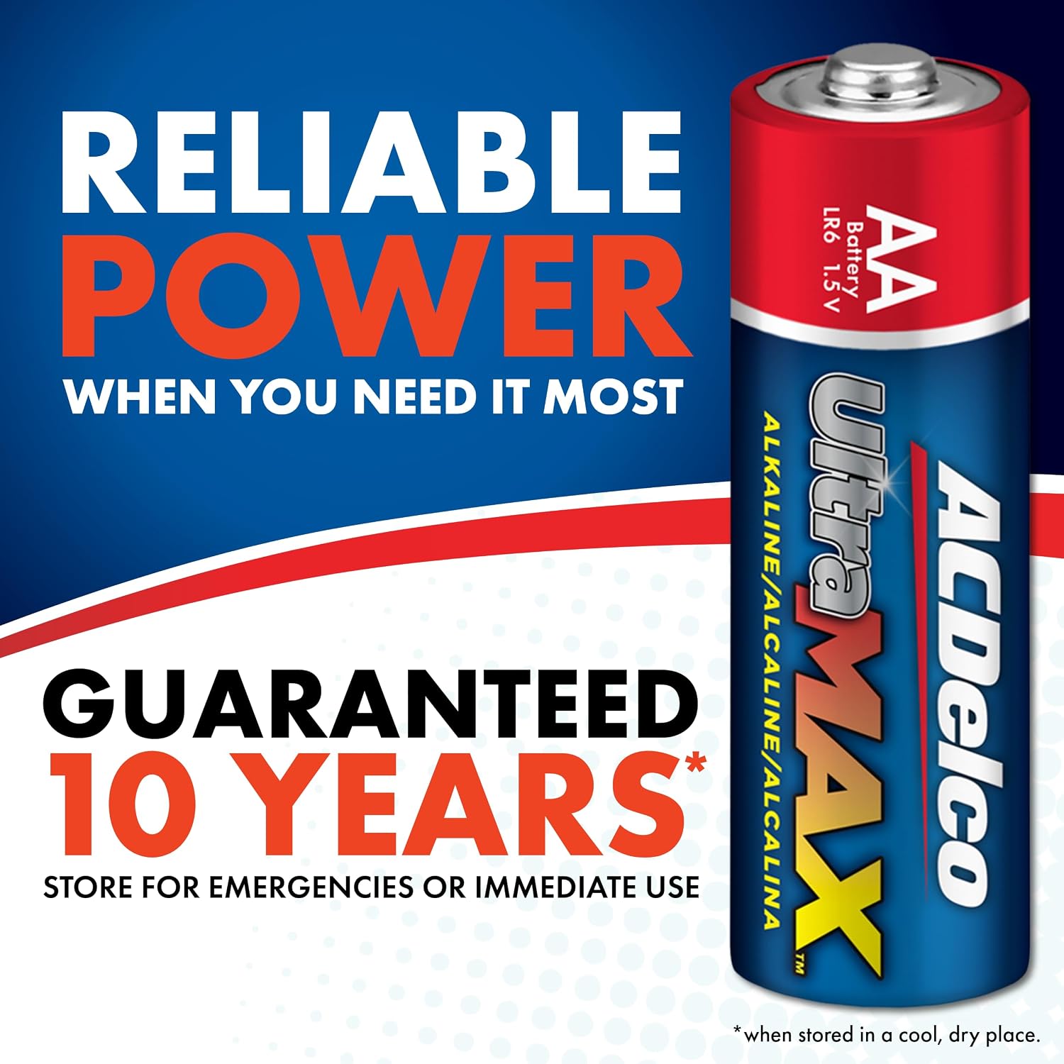Powermax ACDelco UltraMAX AA Alkaline Batteries (10-Pack)