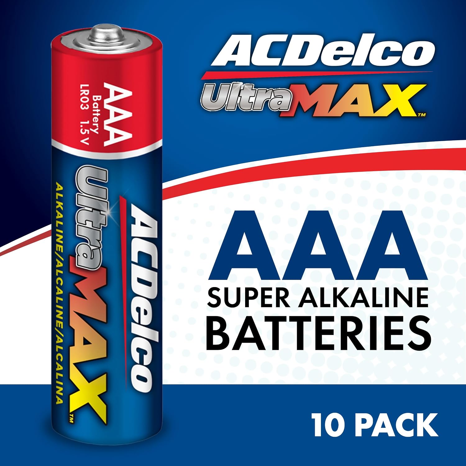 Powermax ACDelco UltraMAX AAA Alkaline Batteries (10-Pack)