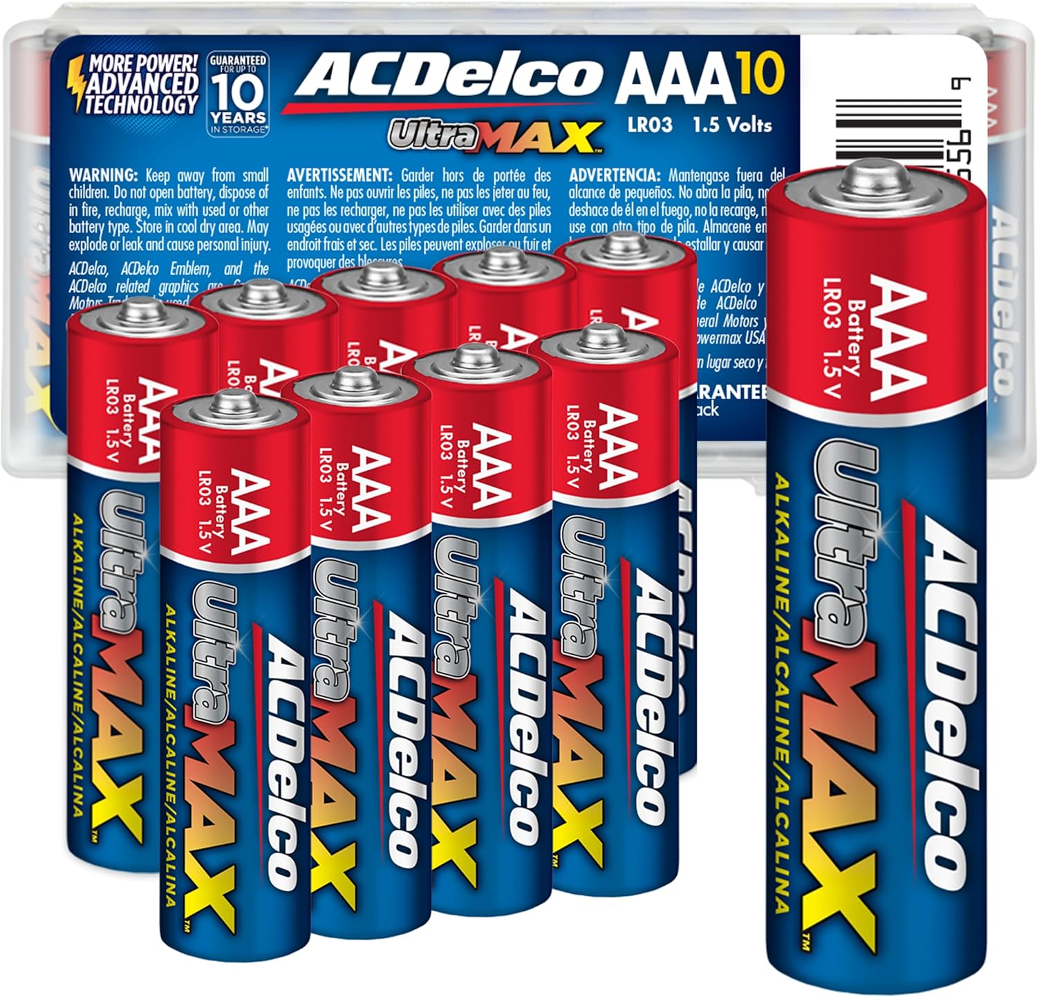 Powermax ACDelco UltraMAX AAA Alkaline Batteries (10-Pack)