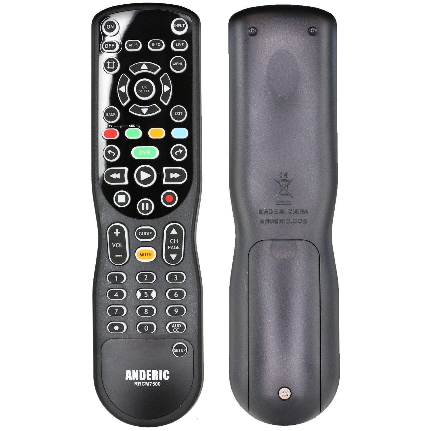 Télécommande pour convertisseur de tuner TV numérique Channel Master CM7500GB16rem