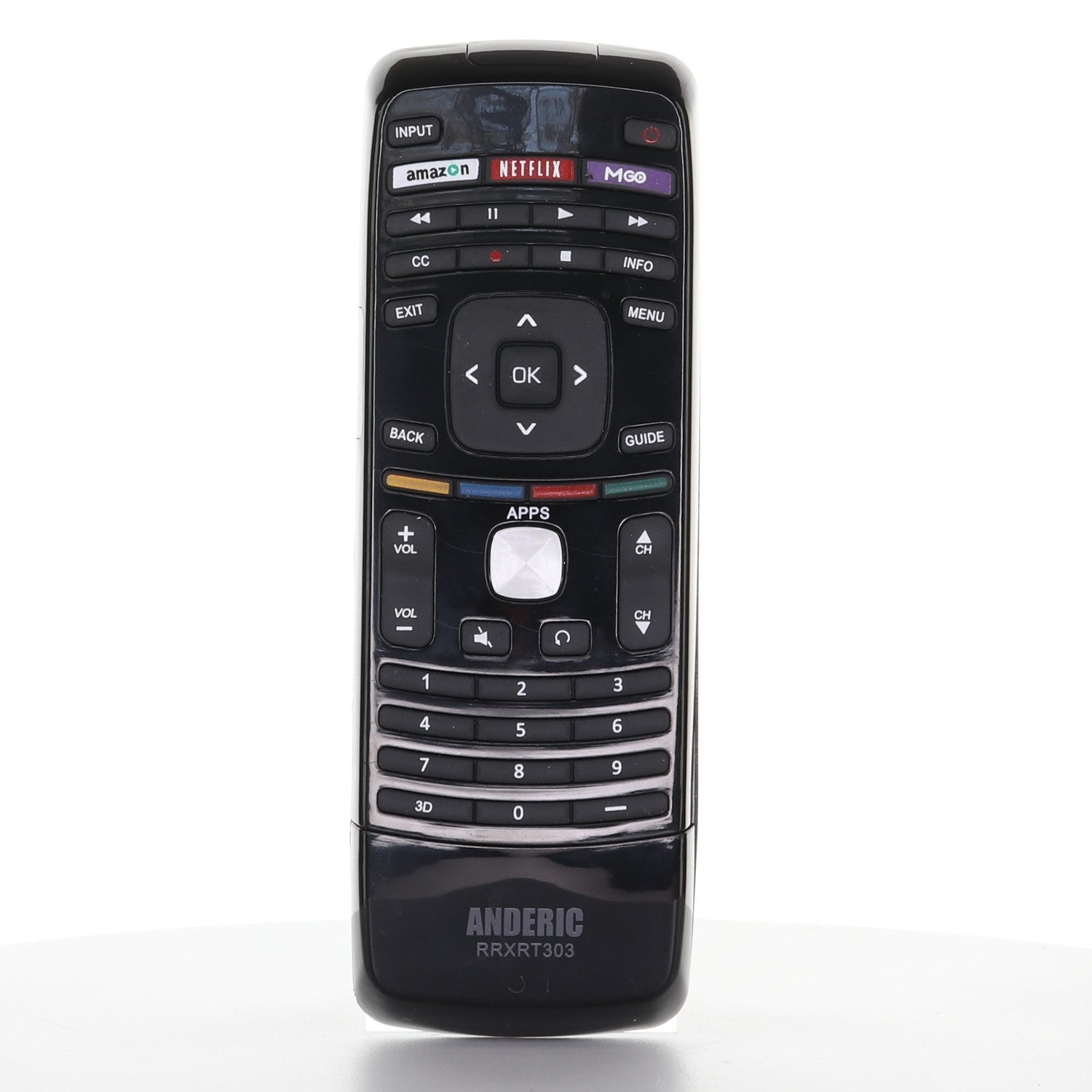 Anderic Substitute For Vizio XRT112 iHeart/New Netflix TV Remote Control [RRXRT303]