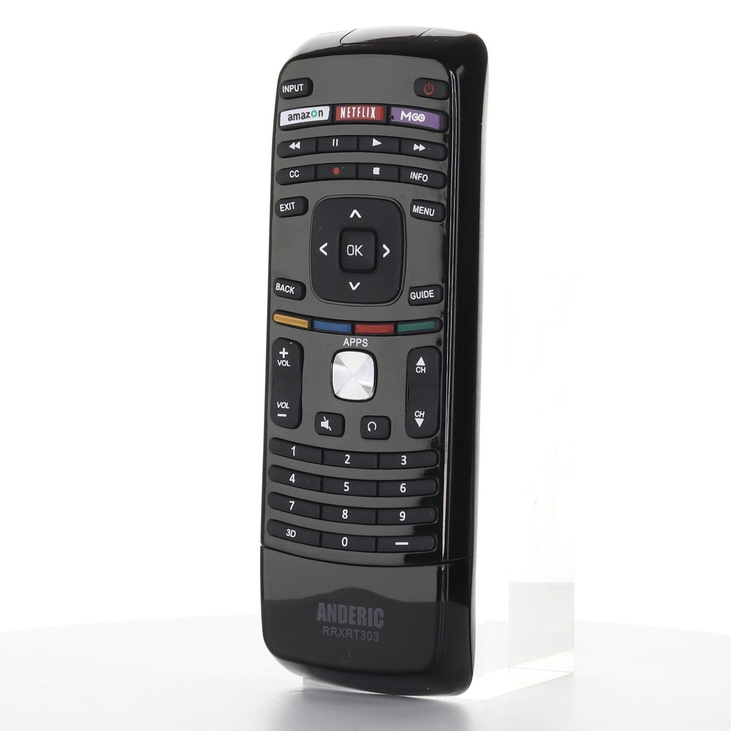 Anderic Substitute For Vizio XRT112 iHeart/New Netflix TV Remote Control [RRXRT303]