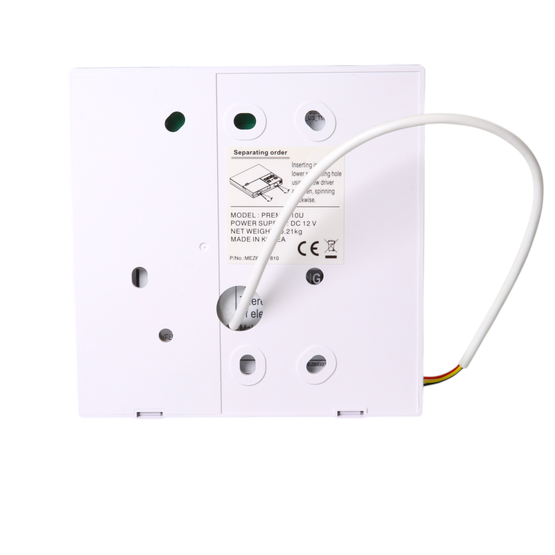 Télécommande murale de thermostat de climatiseur LG AKB73355711