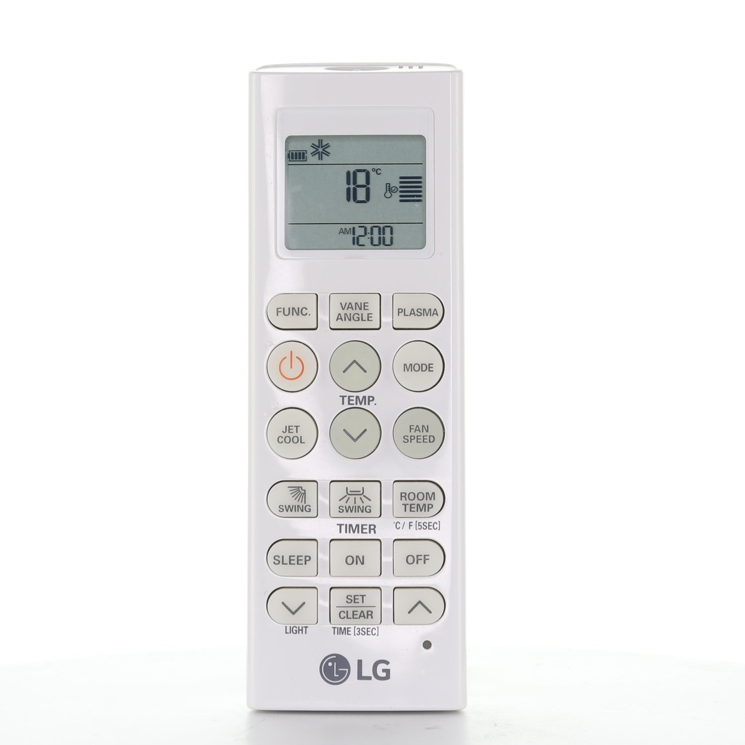 LG AKB73757604 Air Conditioner Remote Control | Mini Split | Flex Multi Split | Ceiling Cassette | Heat Pump | Thermostatic Screen - AKB73757604