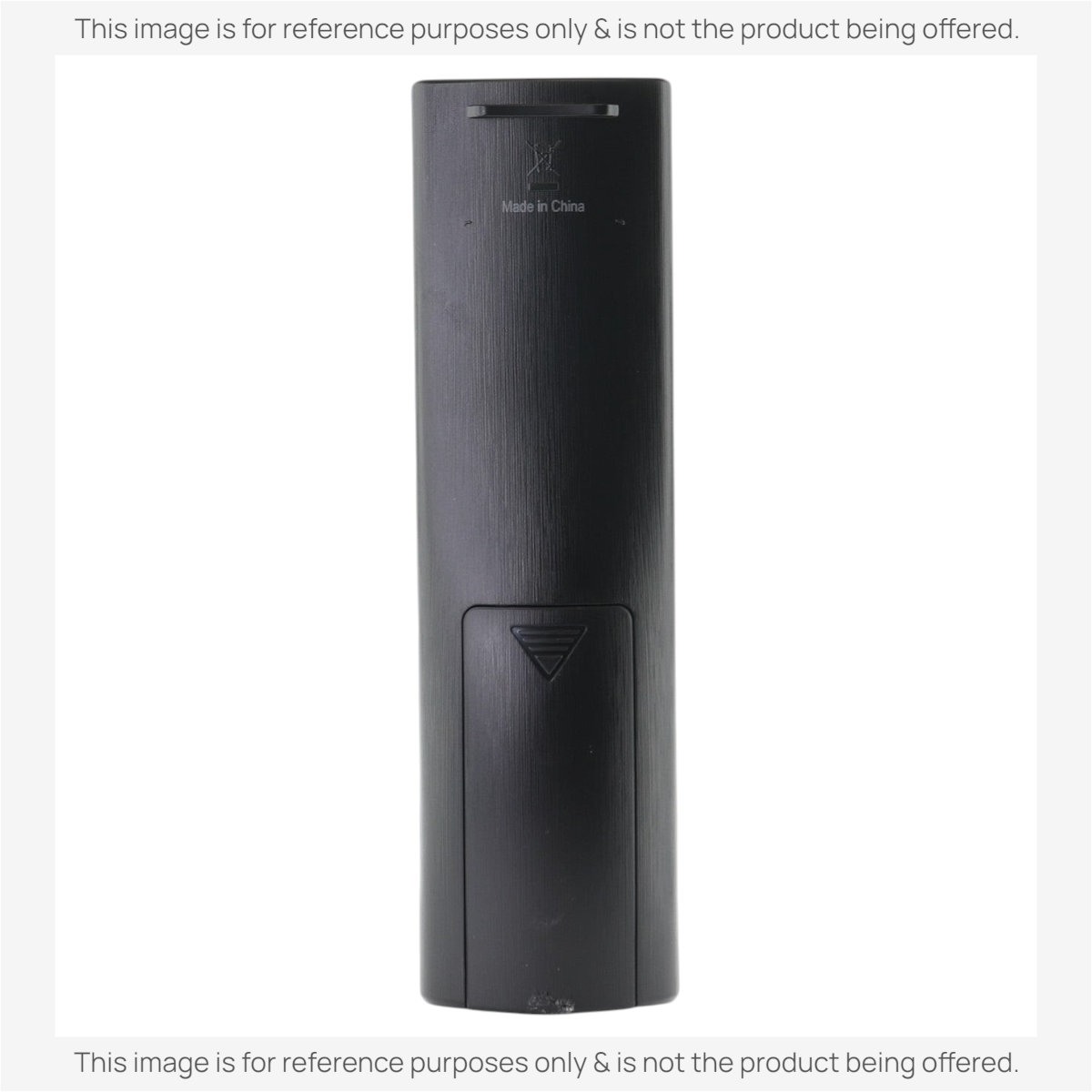 Anderic replacement infrared remote control for LG Smart TVs, showing the black plastic back battery compartment.