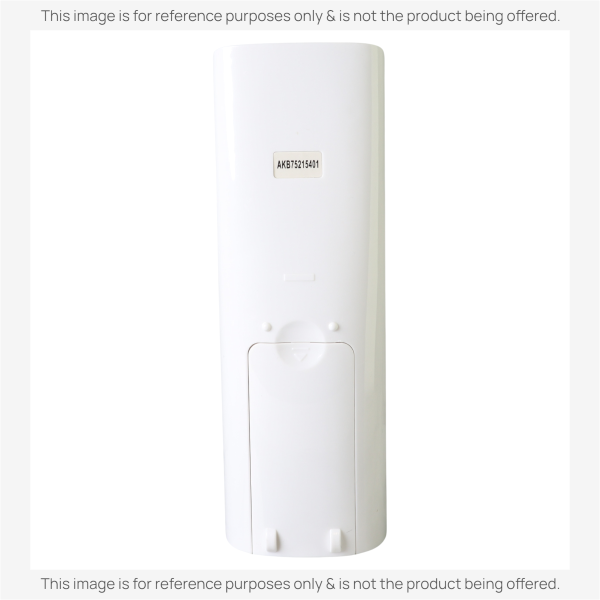 Anderic KTN828 replacement remote control for LG mini split AC units, back view showing battery compartment.
