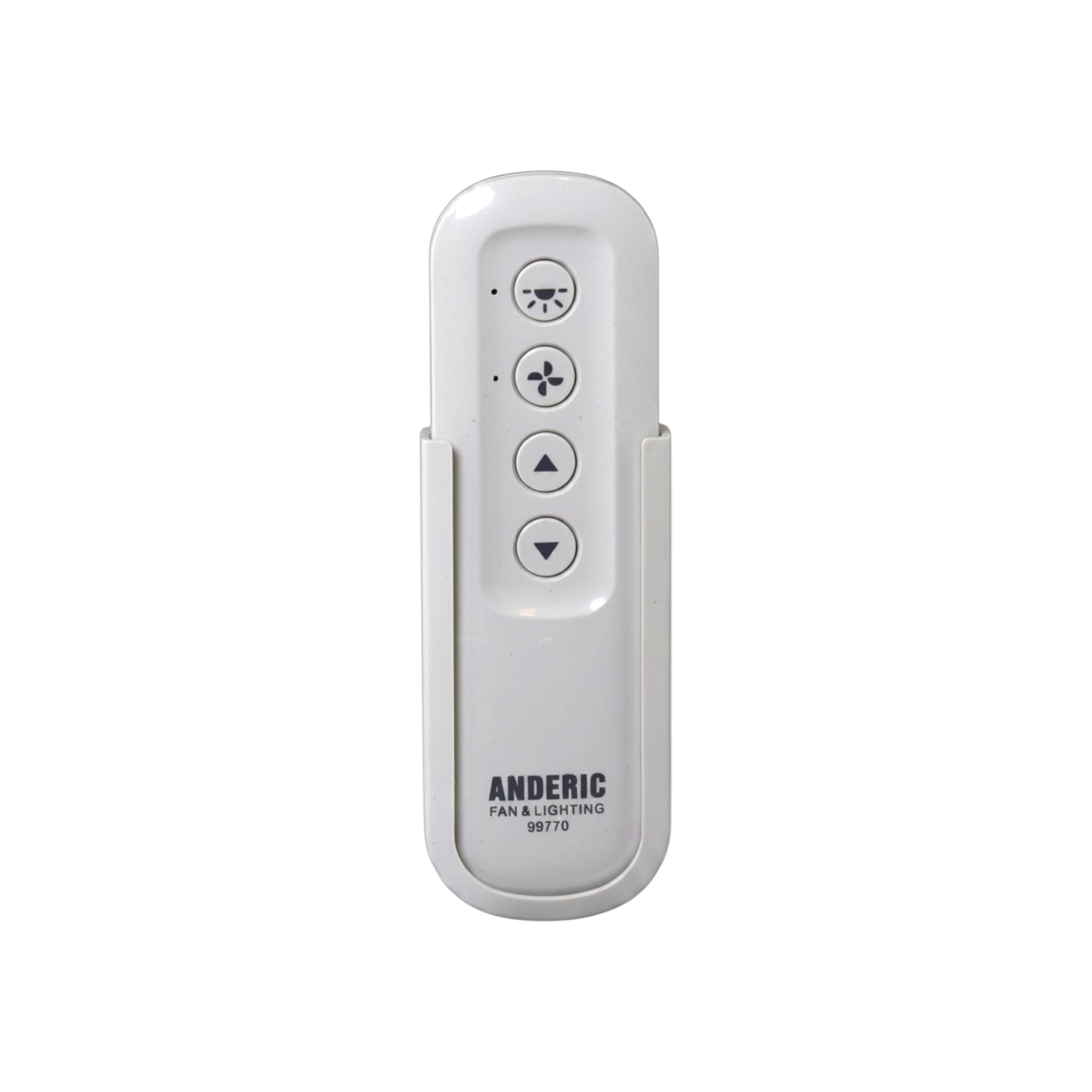Anderic 99770 Ceiling Fan Remote Control for Hunter & Fanimation Fans | 434 MHz | Light Dimming - 99770
