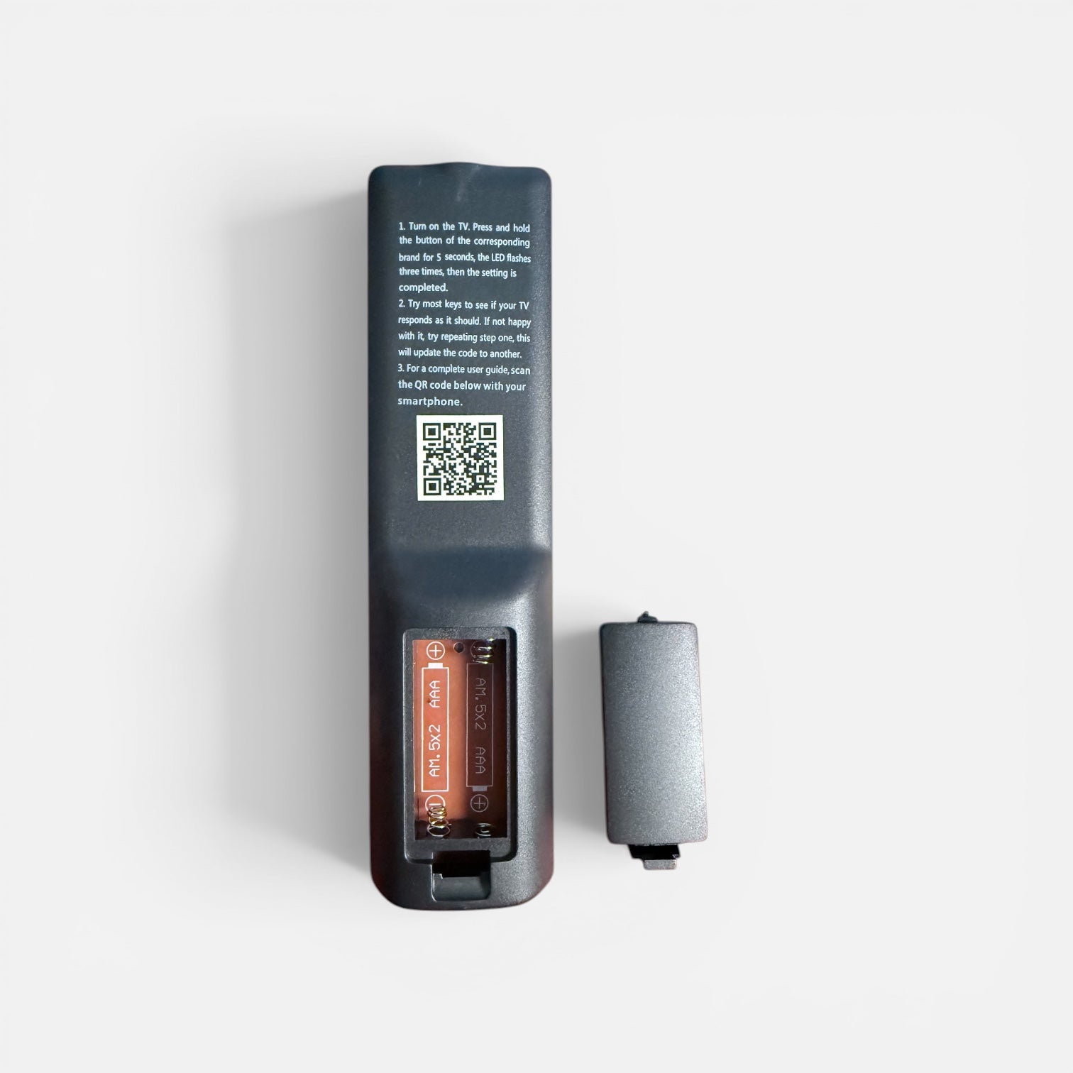 [3-Pack] Anderic RR1DTV Universal Smart TV Remote Control with Backlight and Quick Programming for All Brands