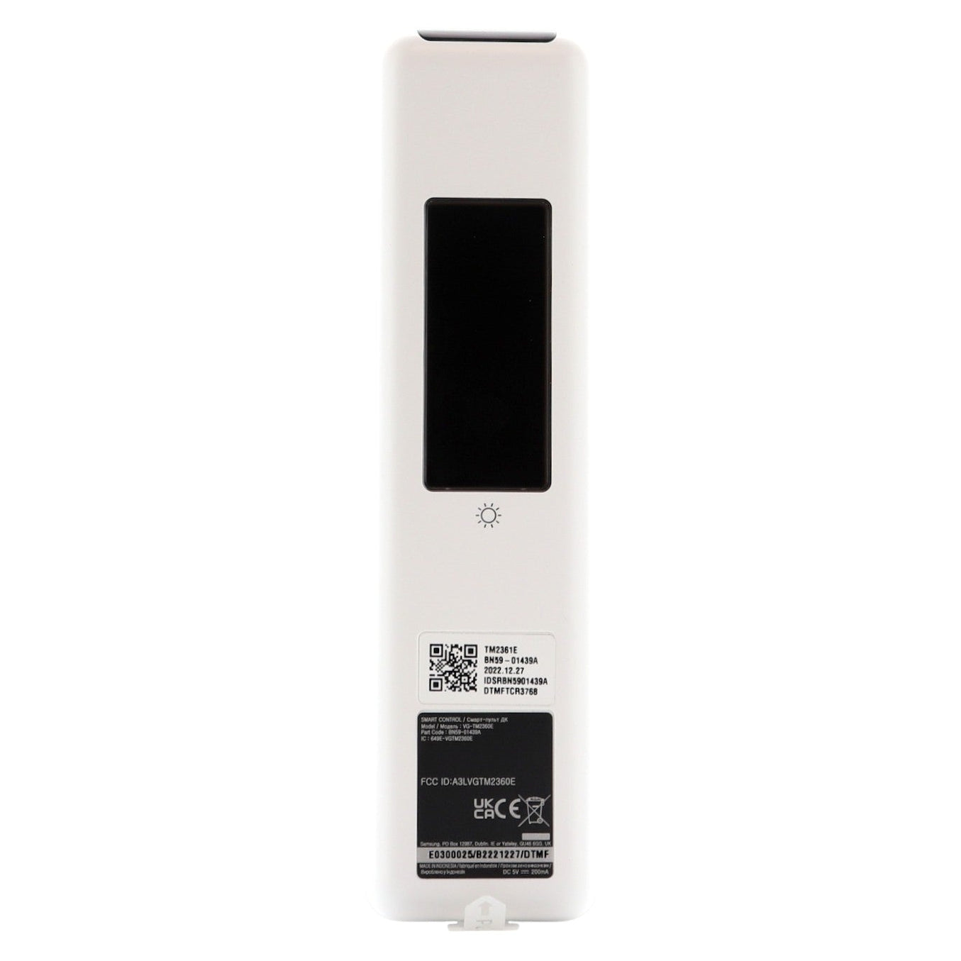 Samsung BN59-01439A / TM2361E 2024 White Eco Solar Cell TV Remote Control | The Frame | White - BN5901439A