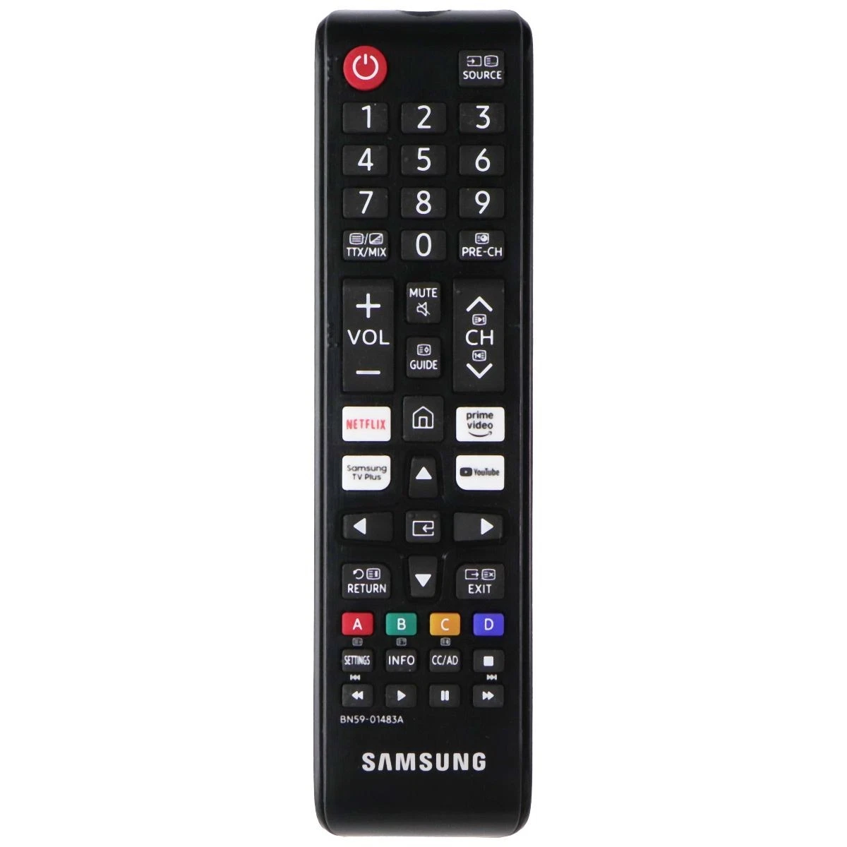 Samsung BN59-01483A IR Smart TV Remote Control | TM1240A | Netflix, Prime Video, Samsung TV+, Youtube - BN59-01483A