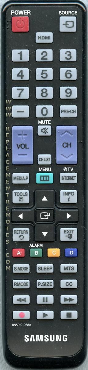 Samsung BN59-01068A TV Remote Control - BN5901068A