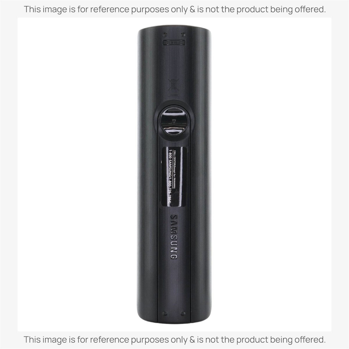 Anderic black plastic battery cover for Samsung BN59-01315A TV remote control, back view showing Samsung logo