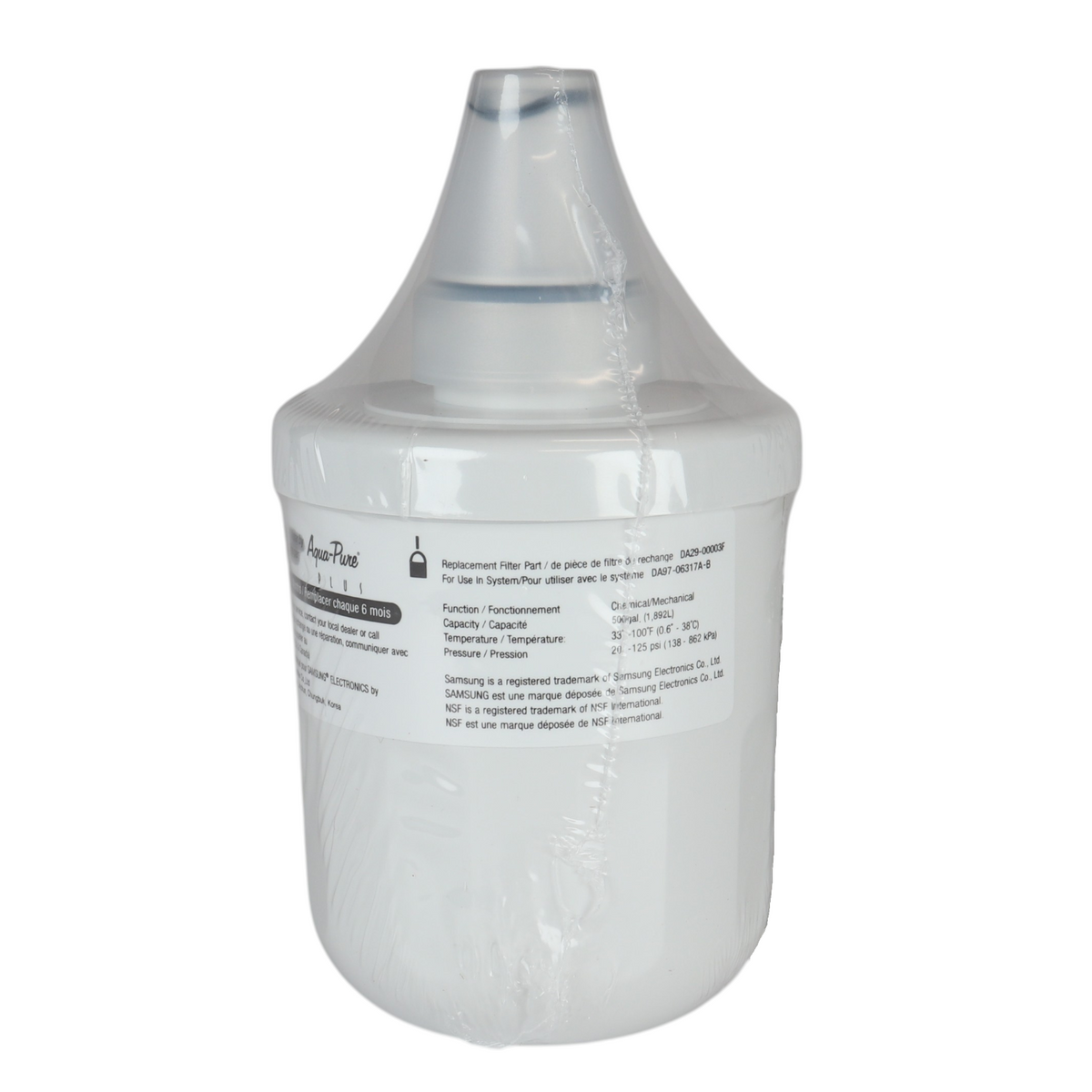 Samsung DA29-00003F HAFIN1/EXP Aqua-Pure Plus Replacement Refrigerator Water Filter - DA2900003F