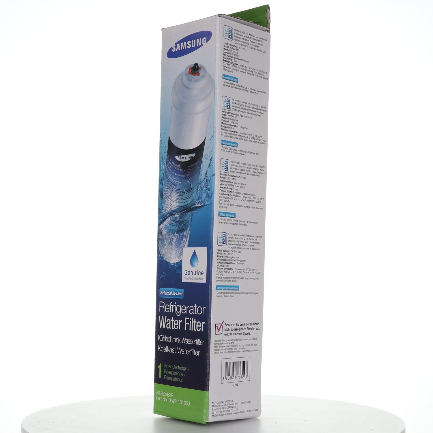 SAMSUNG HAFEX/EXP Genuine Refrigerator Water Filter - DA29-10105J