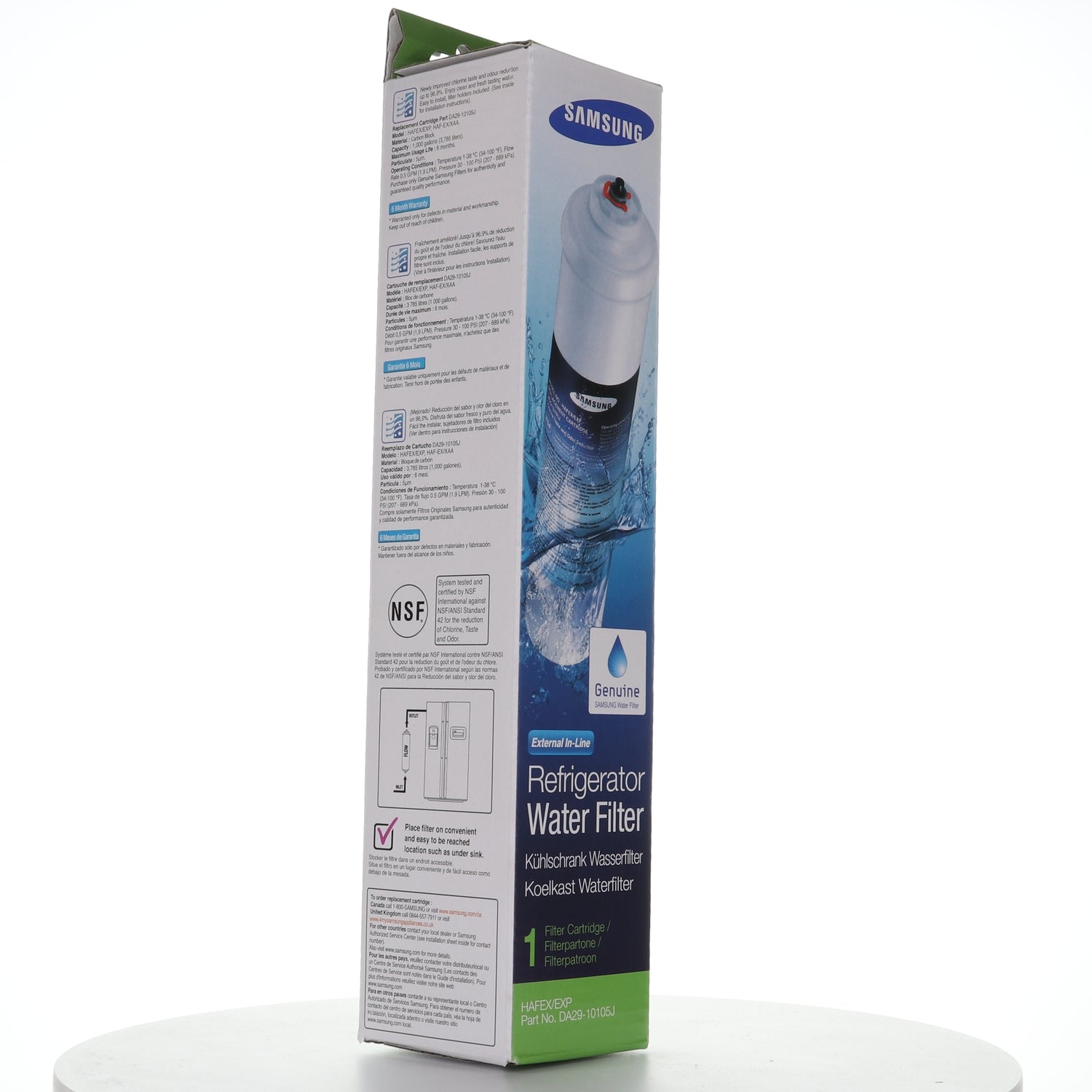 SAMSUNG HAFEX/EXP Genuine Refrigerator Water Filter - DA29-10105J