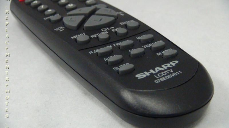 Télécommande pour téléviseur Sharp 076E0SV011