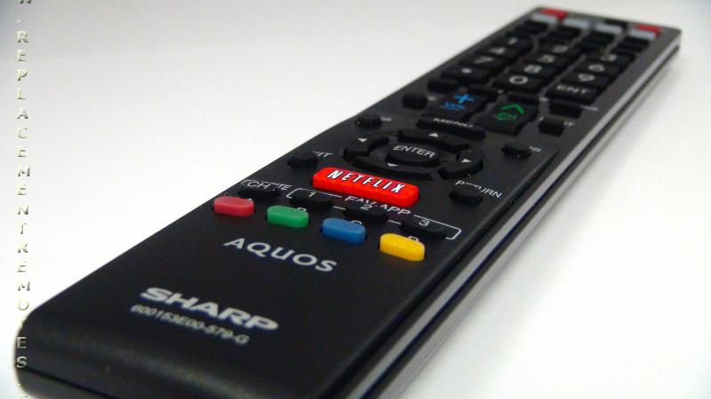 Télécommande pour téléviseur Sharp 600153E00579G