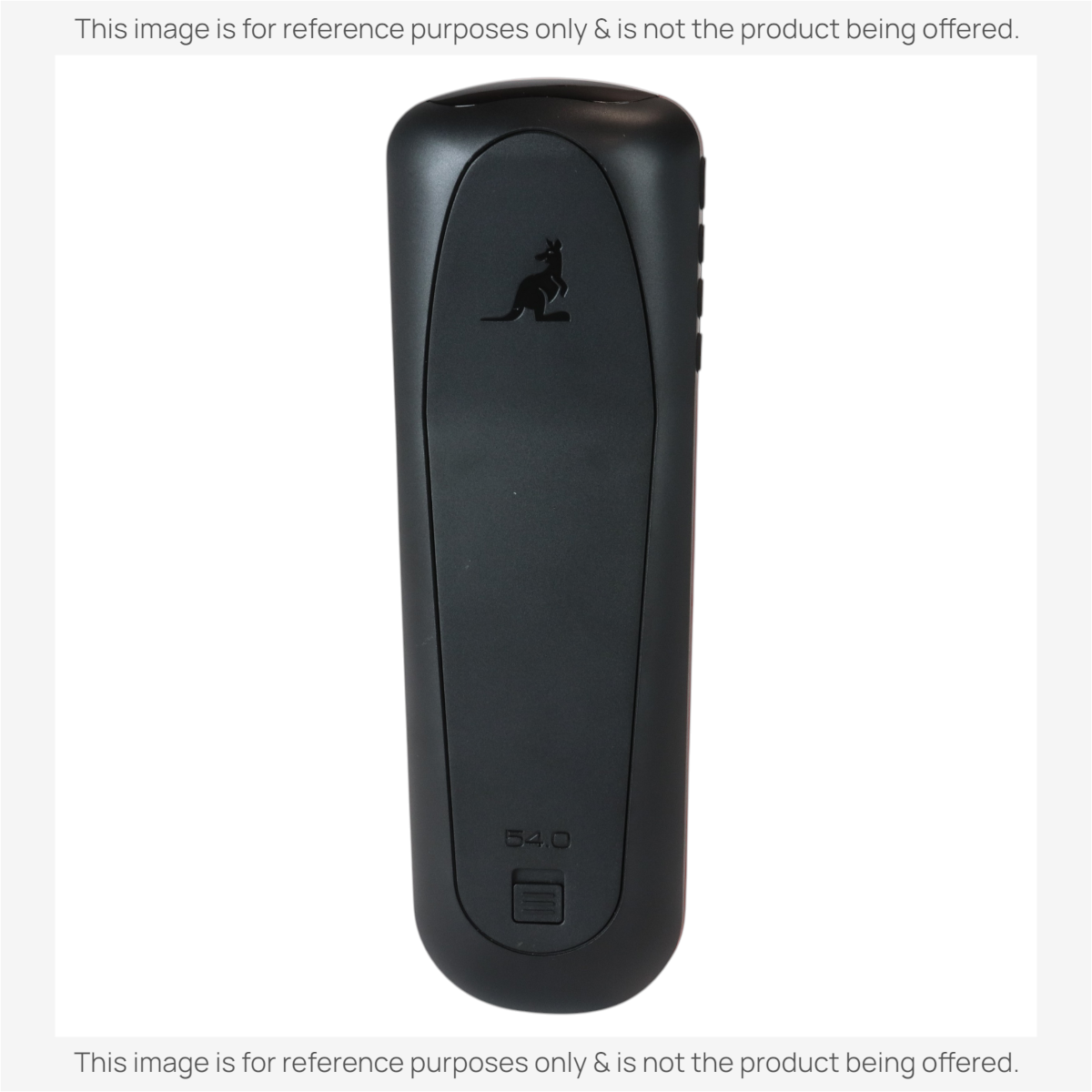 Anderic black UHF 2G remote control for Dish Hopper and Joey receivers with kangaroo logo and 54.0 model marking.
