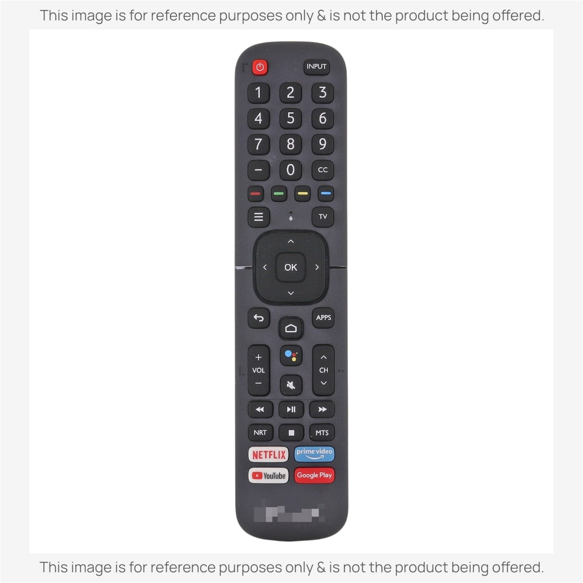 Mando a distancia Hisense ERF2K60H / ERF2A60 | AndroidTV | Voz | 2020 | Netflix | Prime Video | Youtube | Google Play - 266510