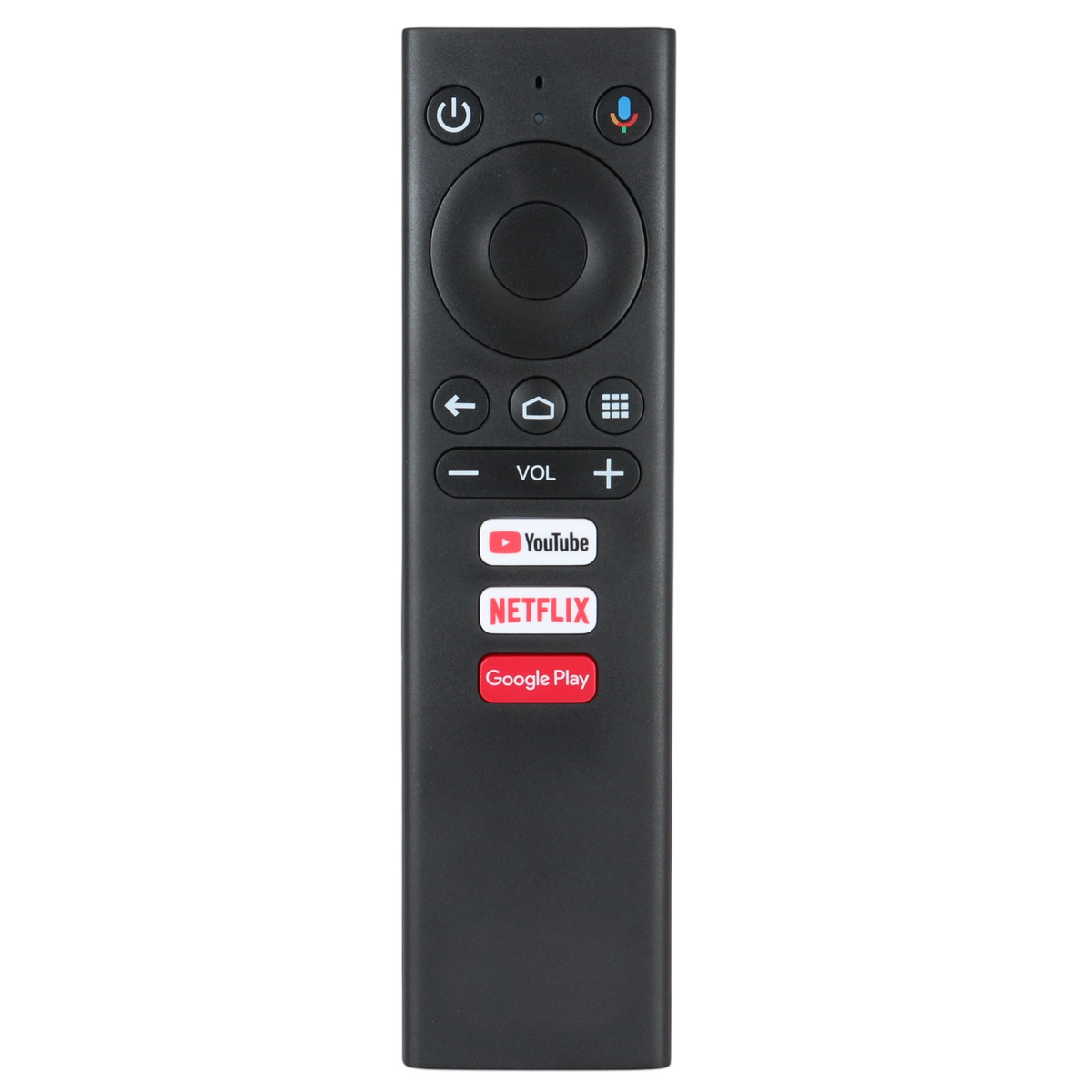 Anderic black Epson WH-5674 projector remote control with dedicated YouTube, Netflix, and Google Play buttons.