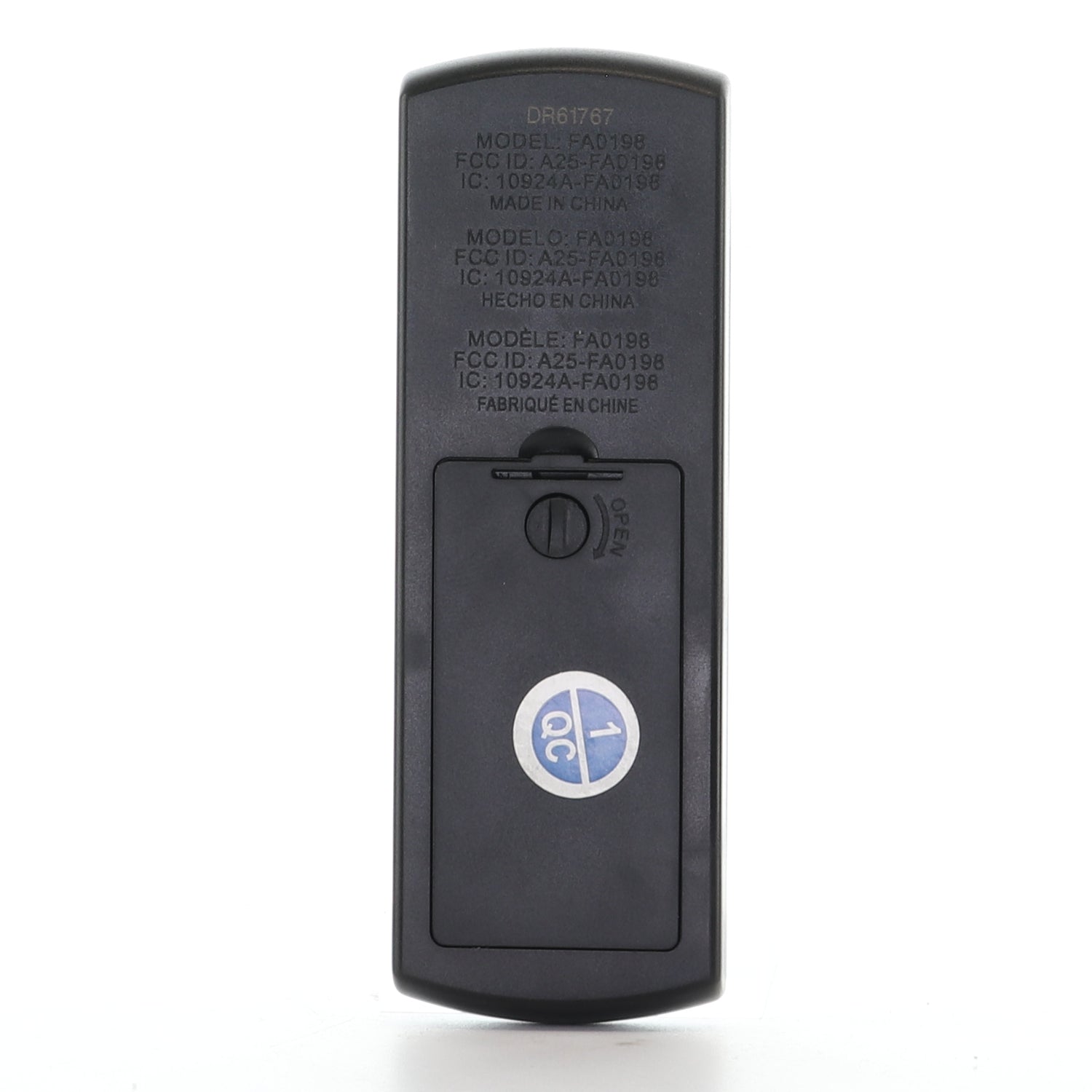 Harbor Breeze FA0198 Ceiling Fan Remote Control | Arbormere 60-in  | 4L000016210, A25-FA0198A