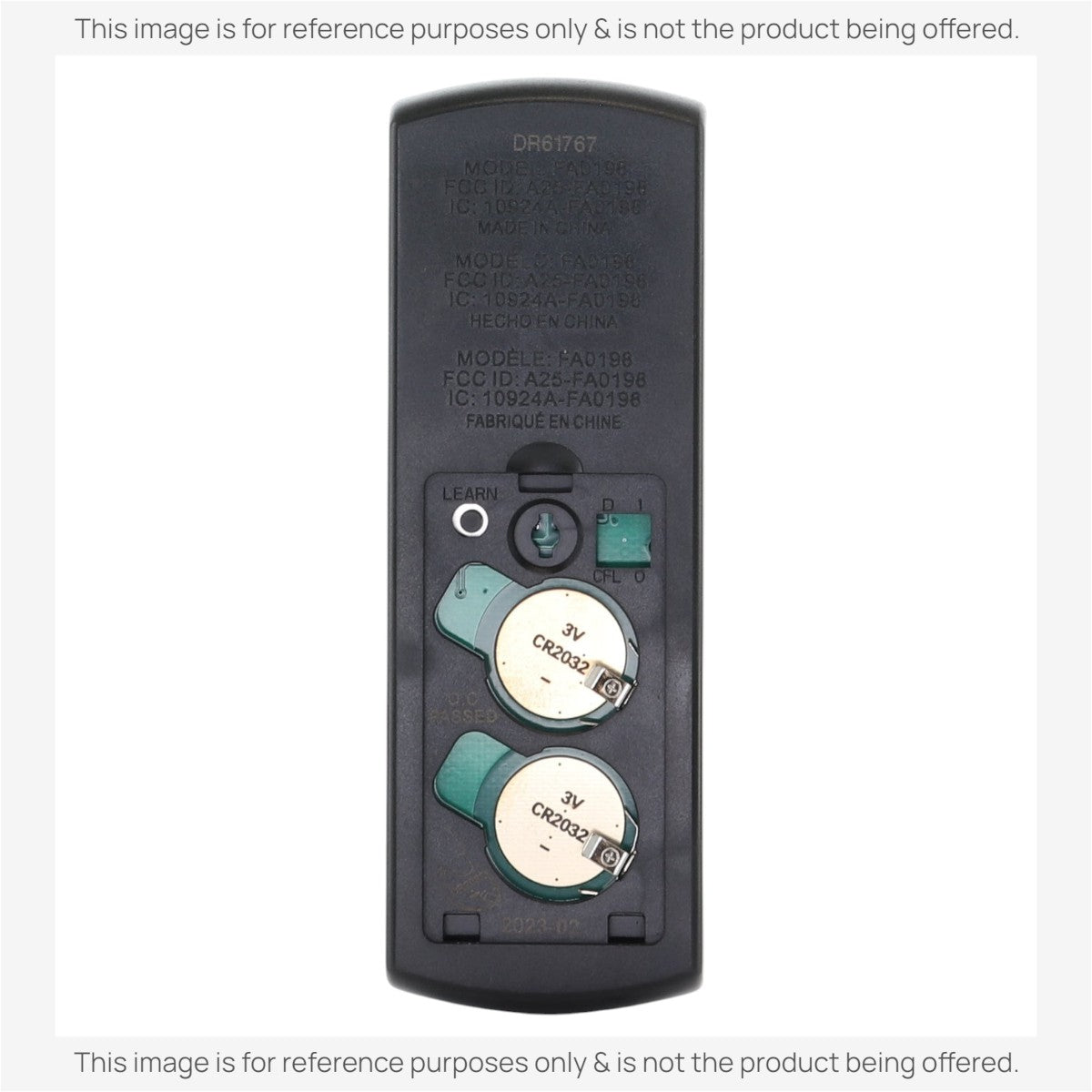 Control remoto para ventilador de techo Harbor Breeze FA0198 | Arbormere de 60 pulgadas | 4L000016210, A25-FA0198A