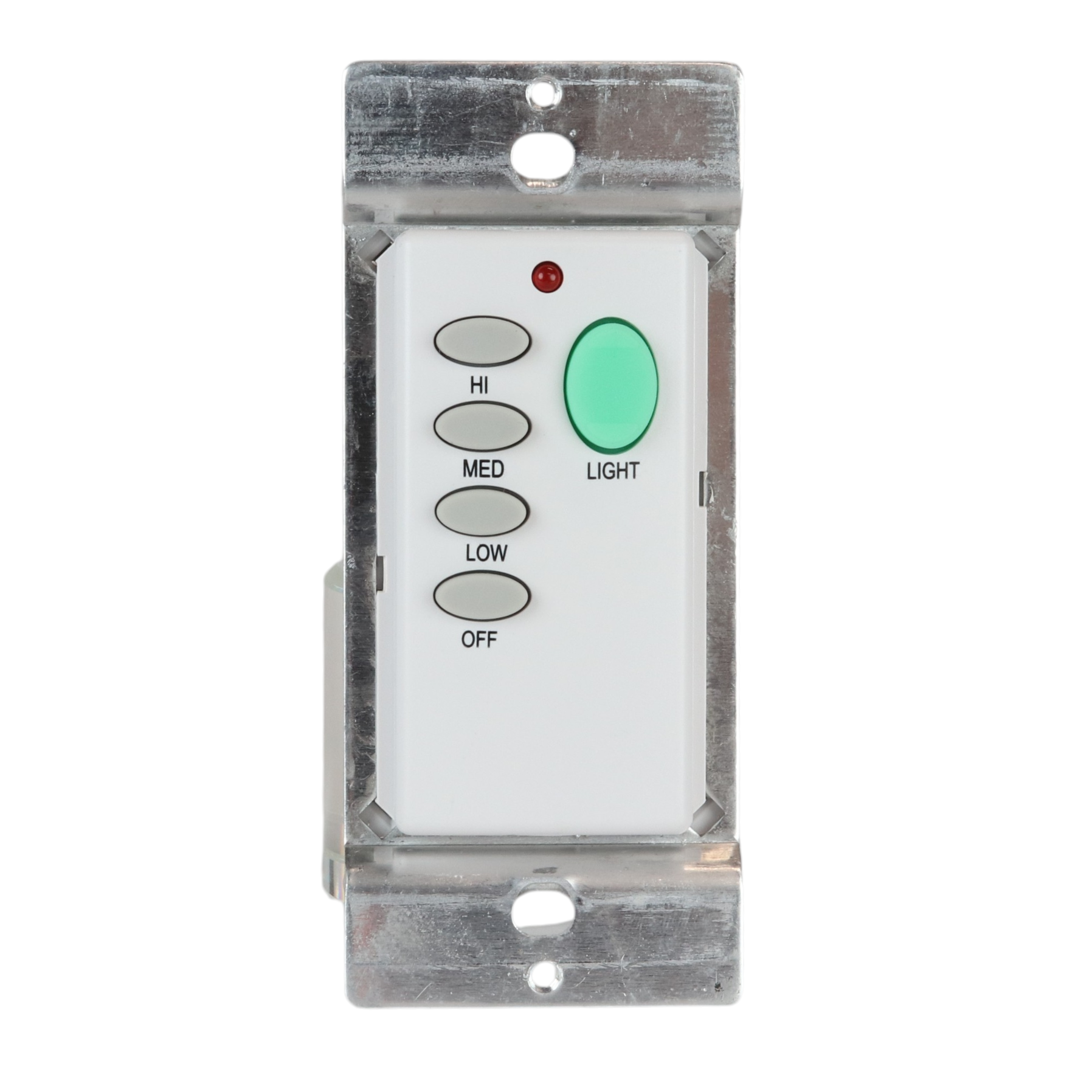 Anderic FAN-55T Control remoto inalámbrico de pared para ventilador de techo para receptor Fan28R | 304 MHz | 2AAZPFAN55T- FAN55T