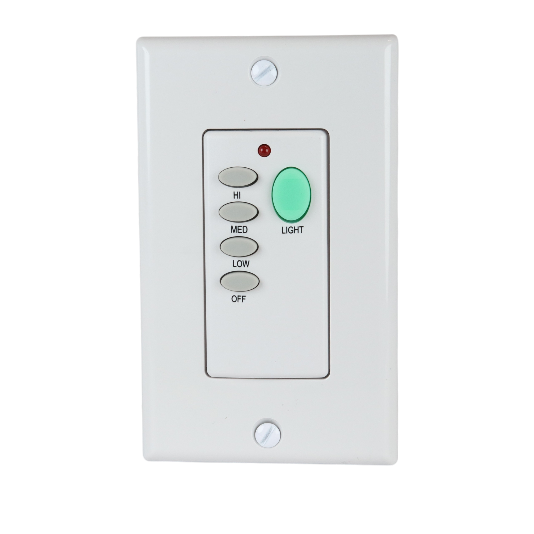 Anderic FAN-55T Control remoto inalámbrico de pared para ventilador de techo para receptor Fan28R | 304 MHz | 2AAZPFAN55T- FAN55T