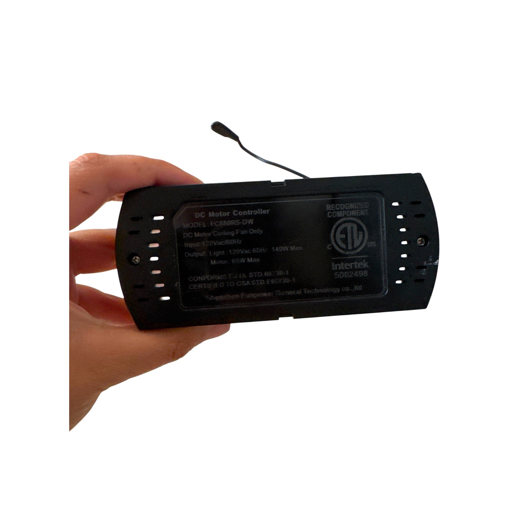 Replacement FRC880RS-DW DC Ceiling Fan Receiver