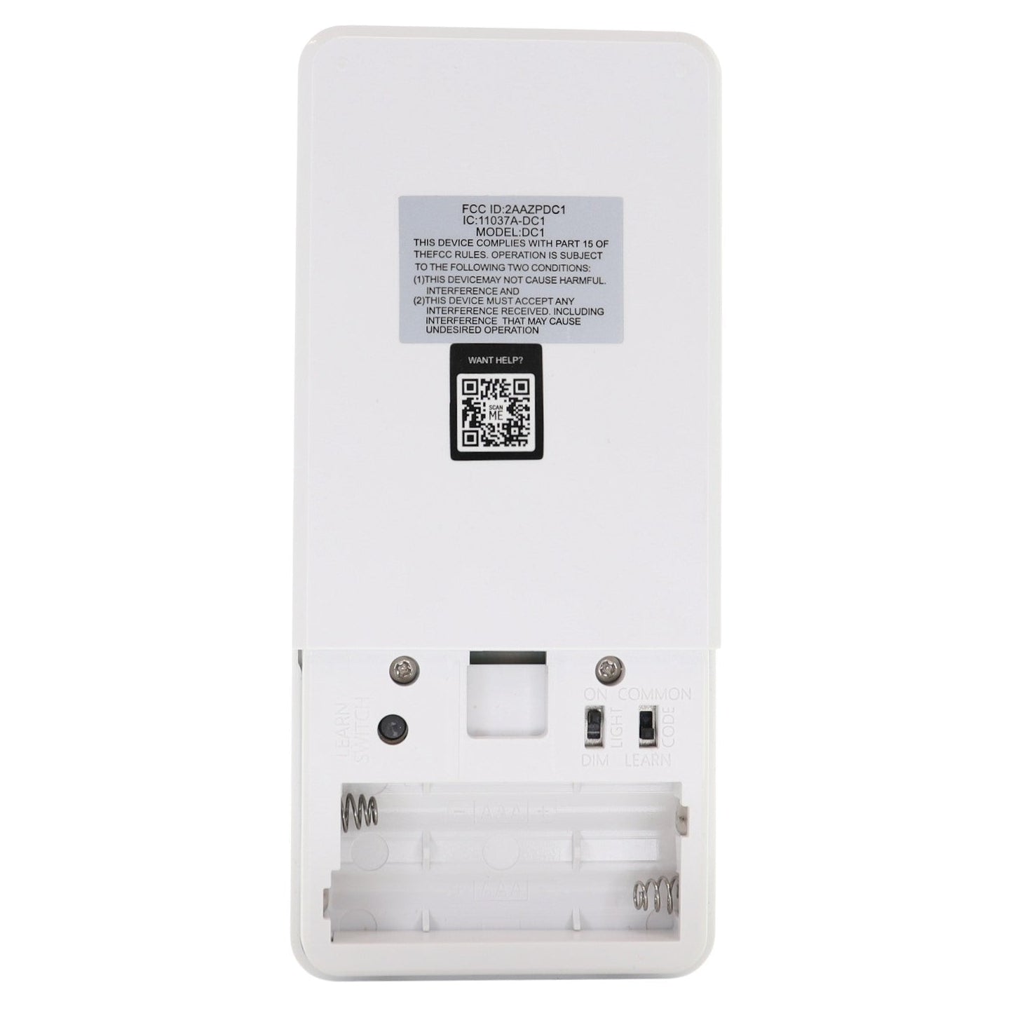 Anderic DC1 Replacement Ceiling Fan Remote Control for Hampton Bay, Monte Carlo, and others