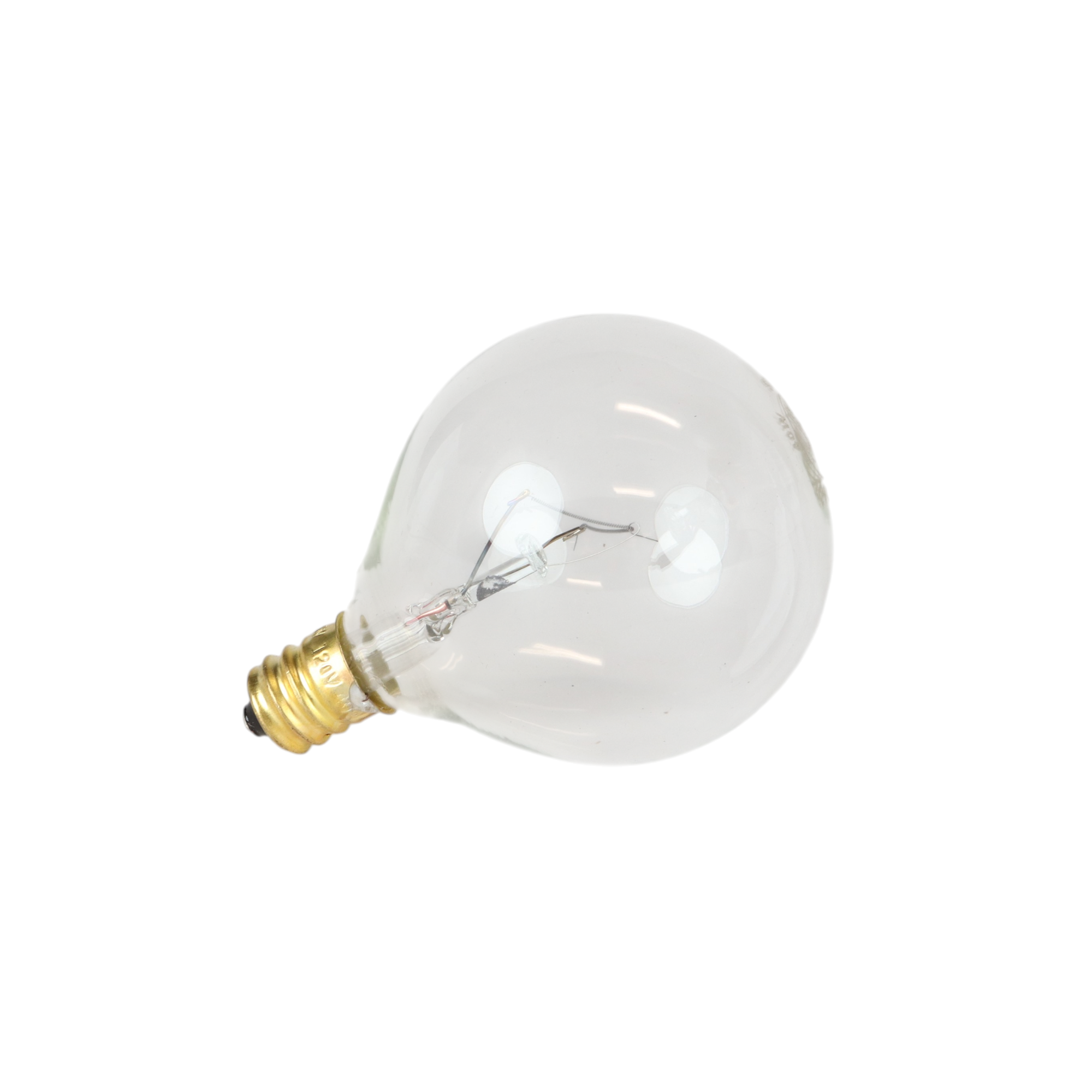 Foundation™ 40-Watt Incandescent Dimmable Light Bulb - 2700K Soft White, E12 Candelabra Base, Globe - 6-Pack