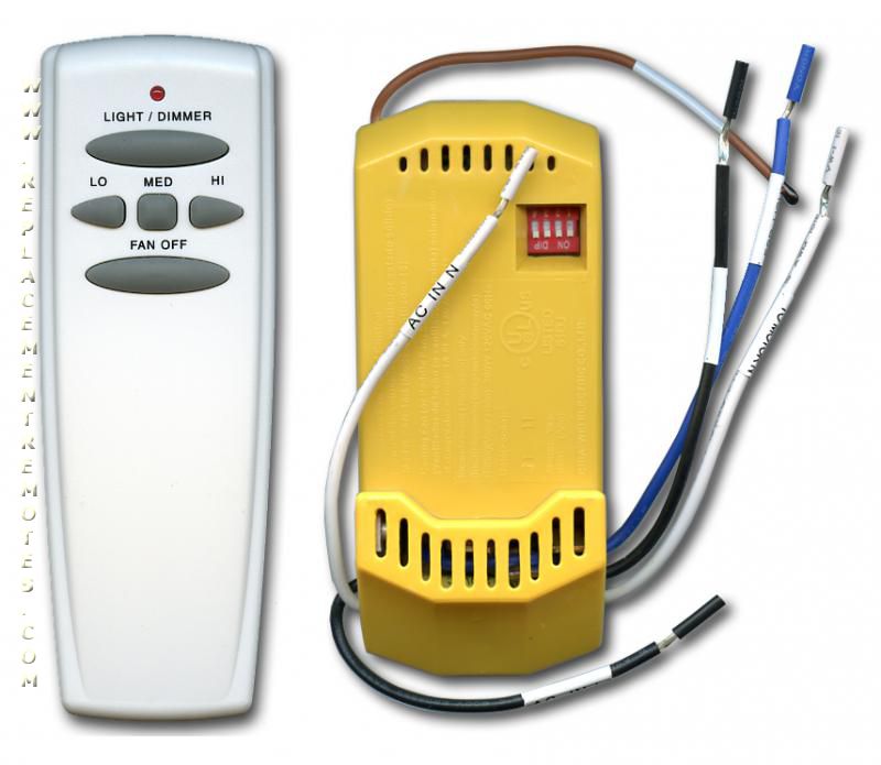 Kit de télécommande pour ventilateur de plafond Hampton Bay 18RHD5KIT