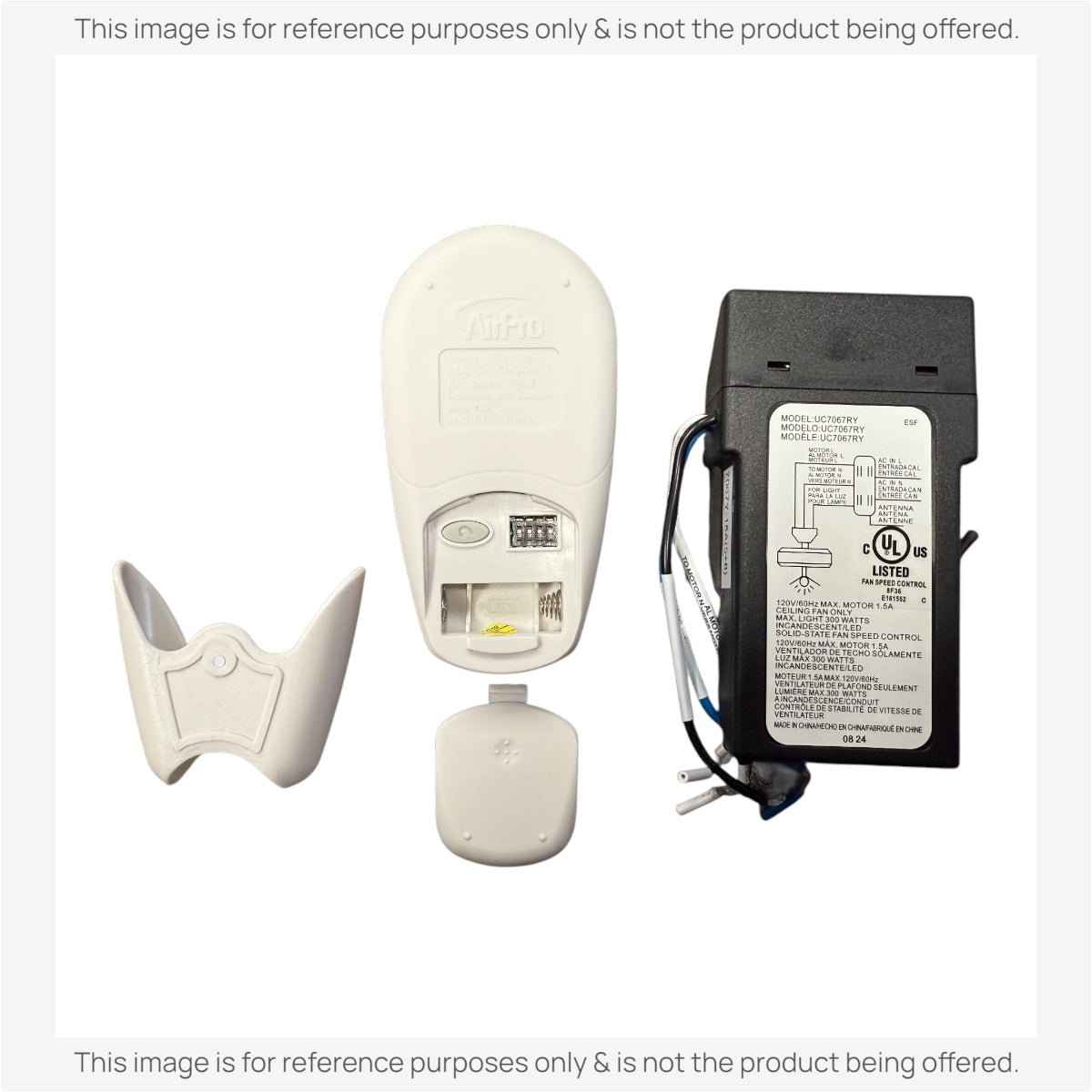 Anderic Substitute for Progress Lighting 3-Speed Remote Control Kit - P2662-01 [63T-AC83T-KIT]