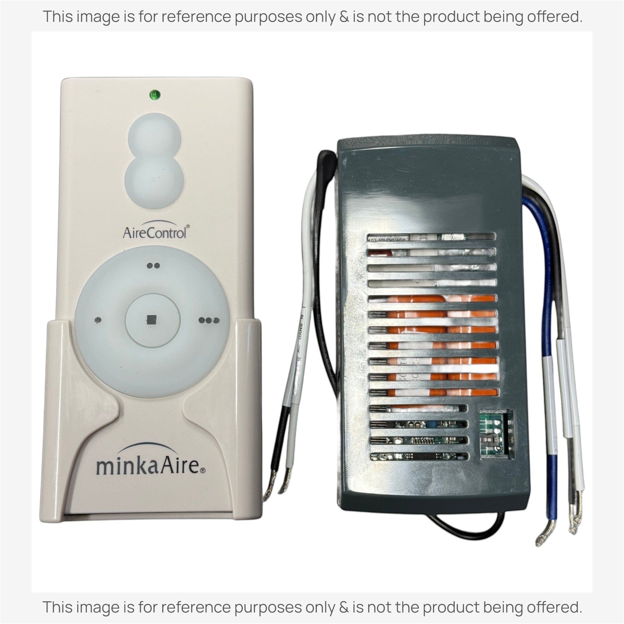 Télécommande Universelle Minka-Aire AireControl 3 Vitesses 256 Bits pour Ventilateur de Plafond LED avec Kit Récepteur - Blanc - RCS223L