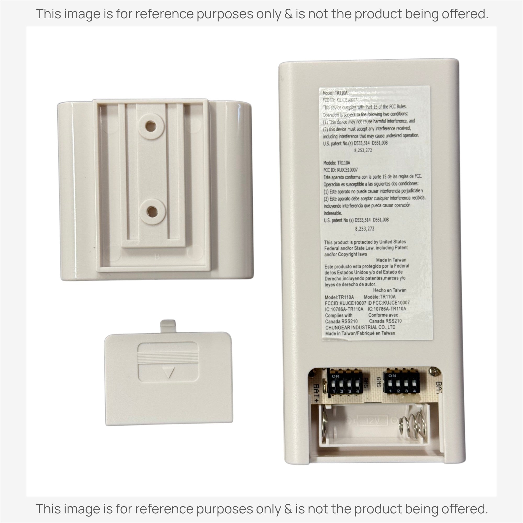 Anderic Substitute for Minka-Aire AireControl 3 Speed Universal 256 Bit Handheld Ceiling Fan Remote Control Kit RCS223 [63T-AC83T-KIT]