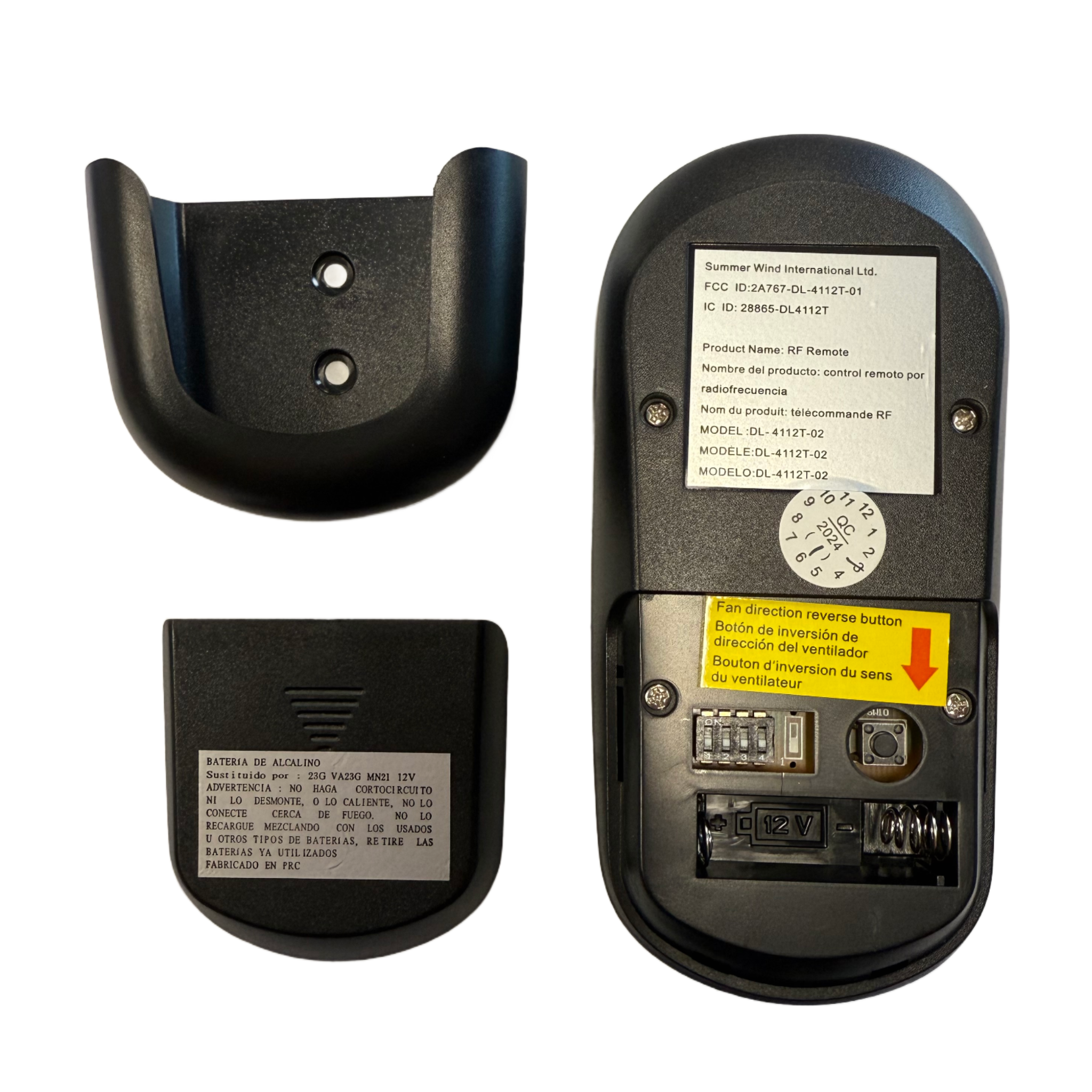 Home Decorators Collection Britton 52 inch Ceiling Fan Replacement Remote Control and Receiver Kit - 13431105001300