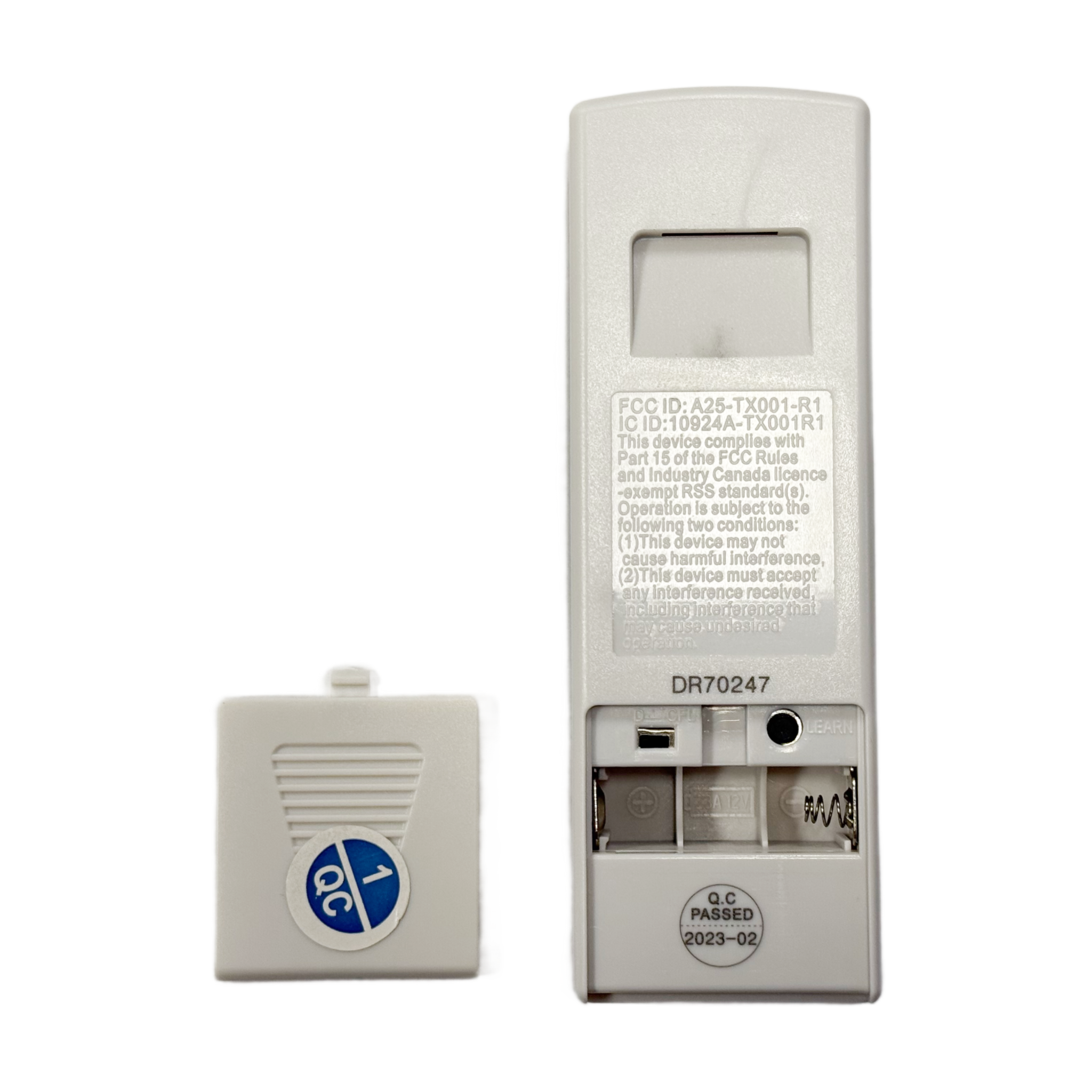 Harbor Breeze Remote Control and Receiver Kit for Mac II and Mac III Ceiling Fans | 4L000014490, A25-TX001-R1, AT-3DL