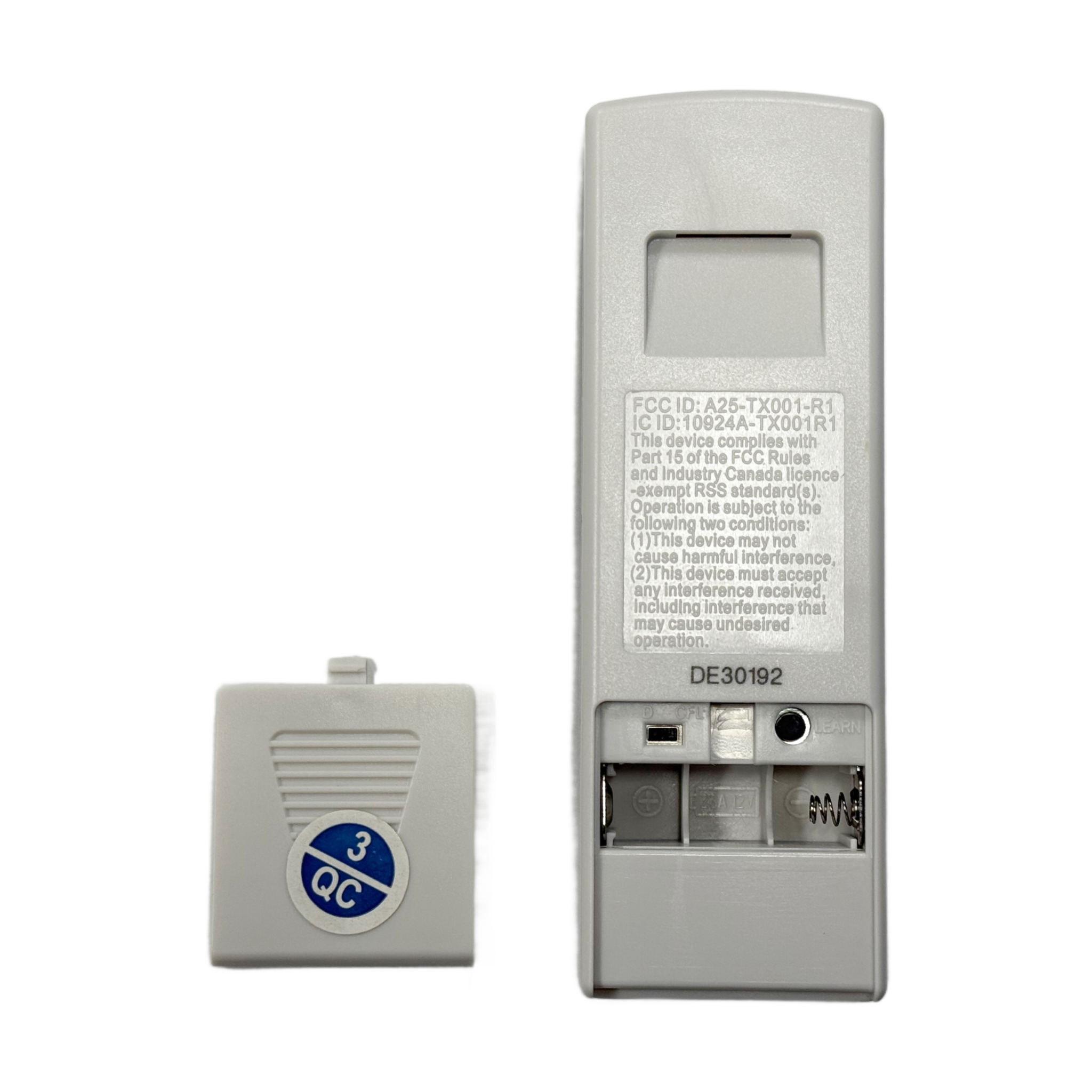Harbor Breeze Remote Control and Receiver Kit for Camden Ceiling Fans | 4L000007630, A25-TX001-R1, AT-3D