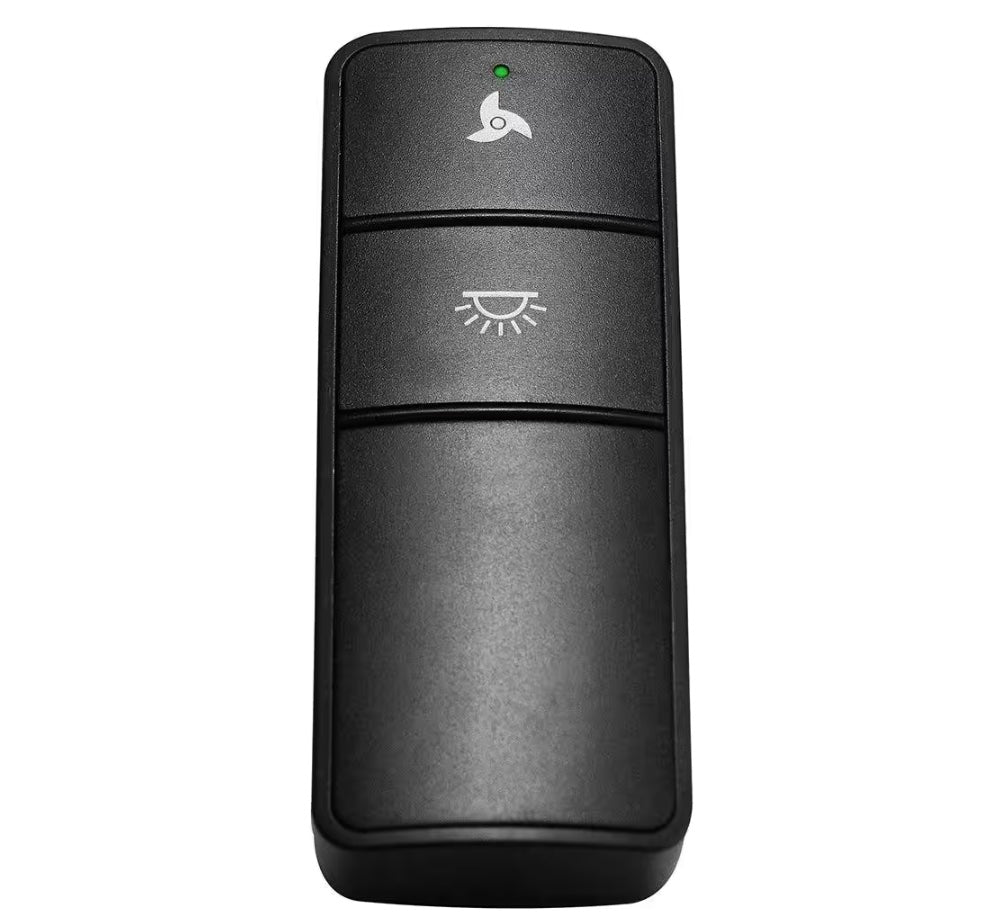Kit de ventilador de techo universal Hampton Bay con control remoto básico de encendido y apagado (resistente a la humedad) 